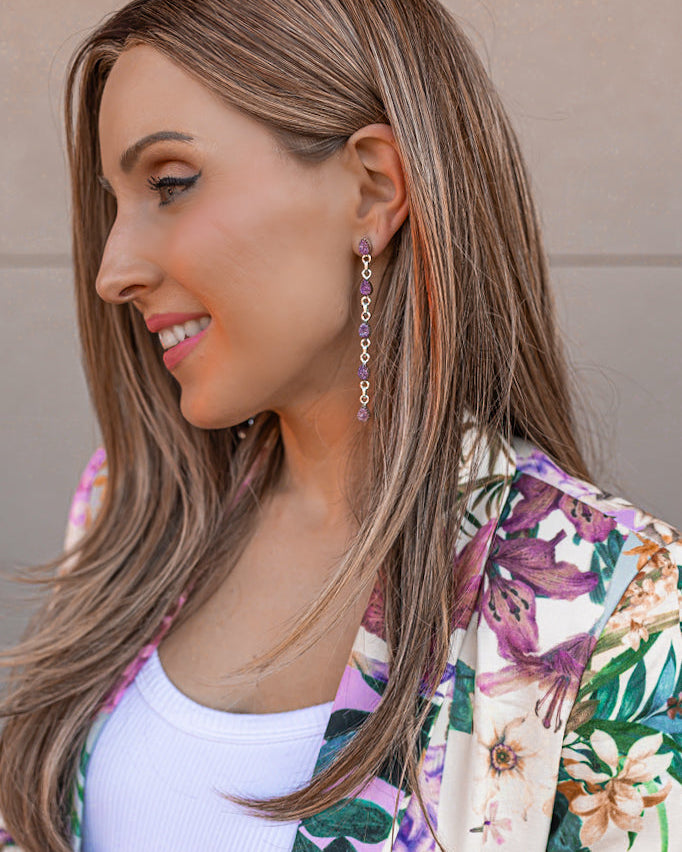 String Em Up Elegant Dangle Earrings MADE TO ORDER-Drop Earrings-Krush Kandy, Women's Online Fashion Boutique Located in Phoenix, Arizona (Scottsdale Area)
