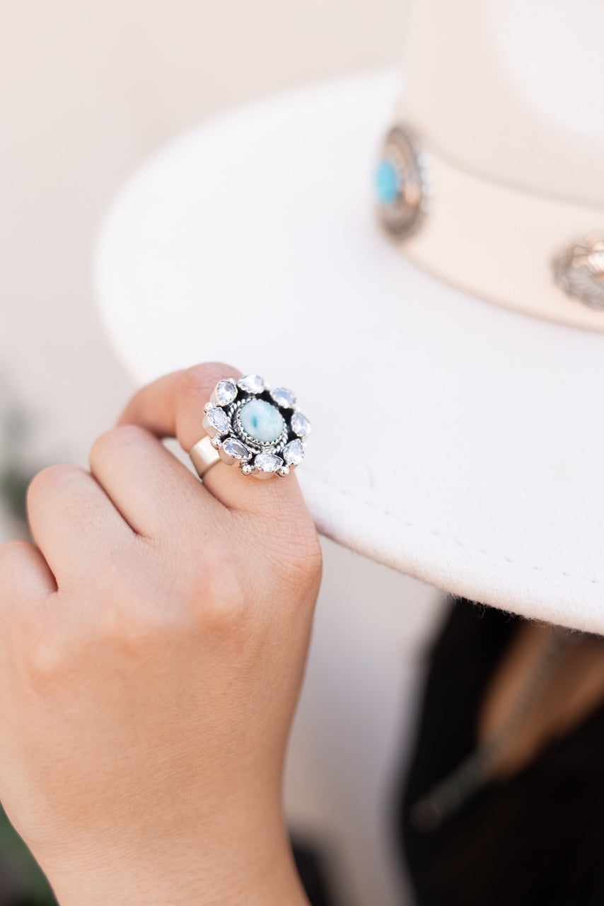 Krystal Krushes Cluster Ring-Cluster Rings-Krush Kandy, Women's Online Fashion Boutique Located in Phoenix, Arizona (Scottsdale Area)