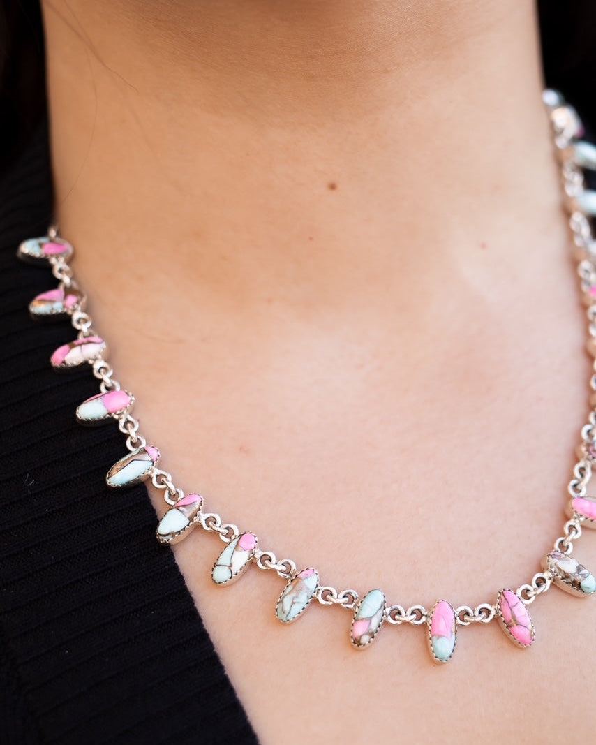 Ultimate Cotton Kandy Cluster Necklace-Necklaces-Krush Kandy, Women's Online Fashion Boutique Located in Phoenix, Arizona (Scottsdale Area)