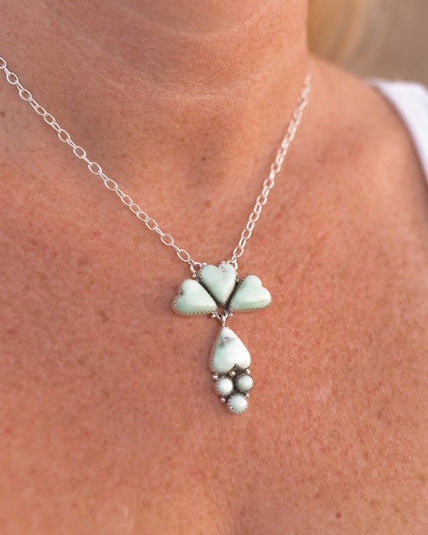 Paloma's Heart Drop Necklace-Necklaces-Krush Kandy, Women's Online Fashion Boutique Located in Phoenix, Arizona (Scottsdale Area)