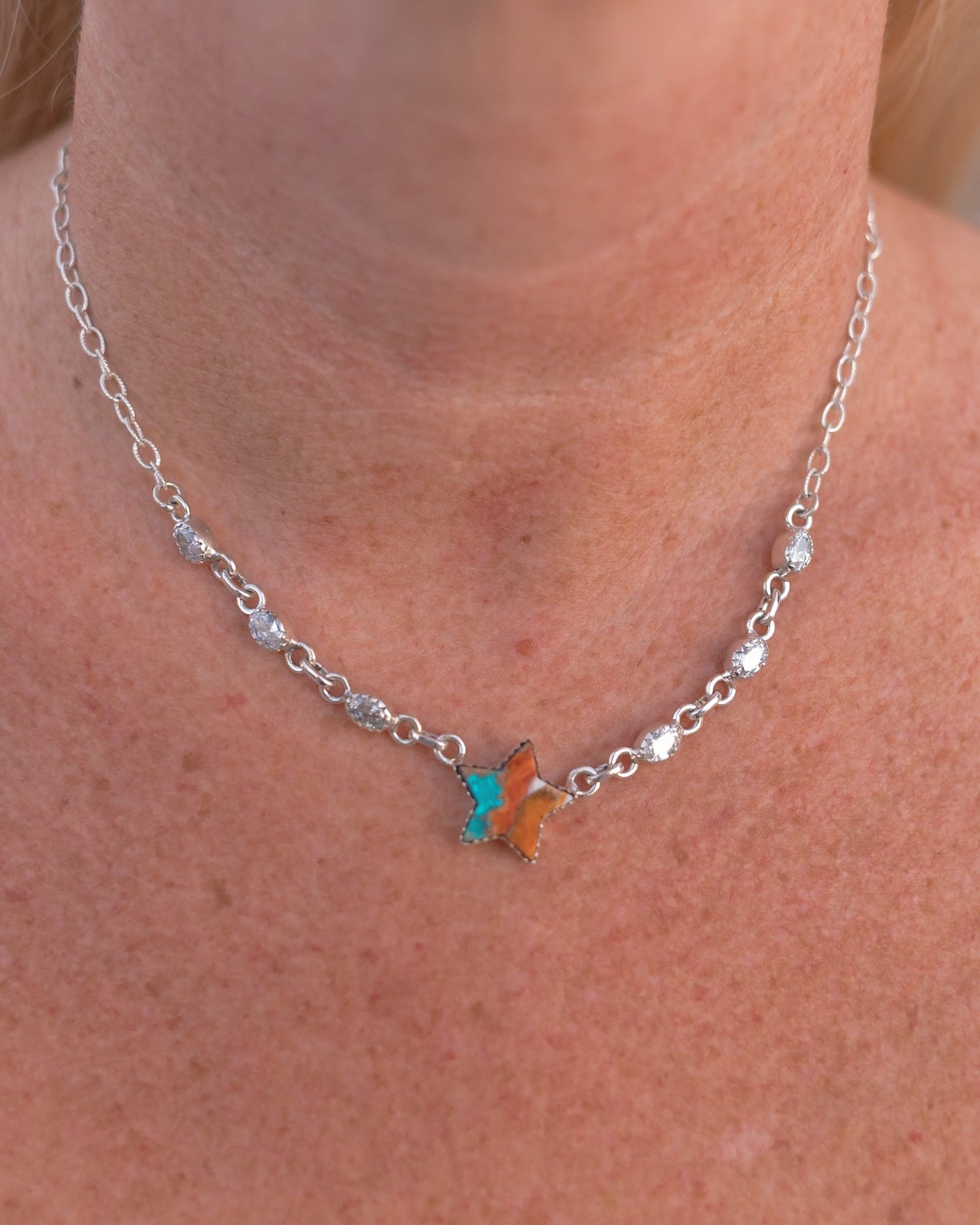 Starborn Spirit Chunky Chain Necklace-Necklaces-Krush Kandy, Women's Online Fashion Boutique Located in Phoenix, Arizona (Scottsdale Area)