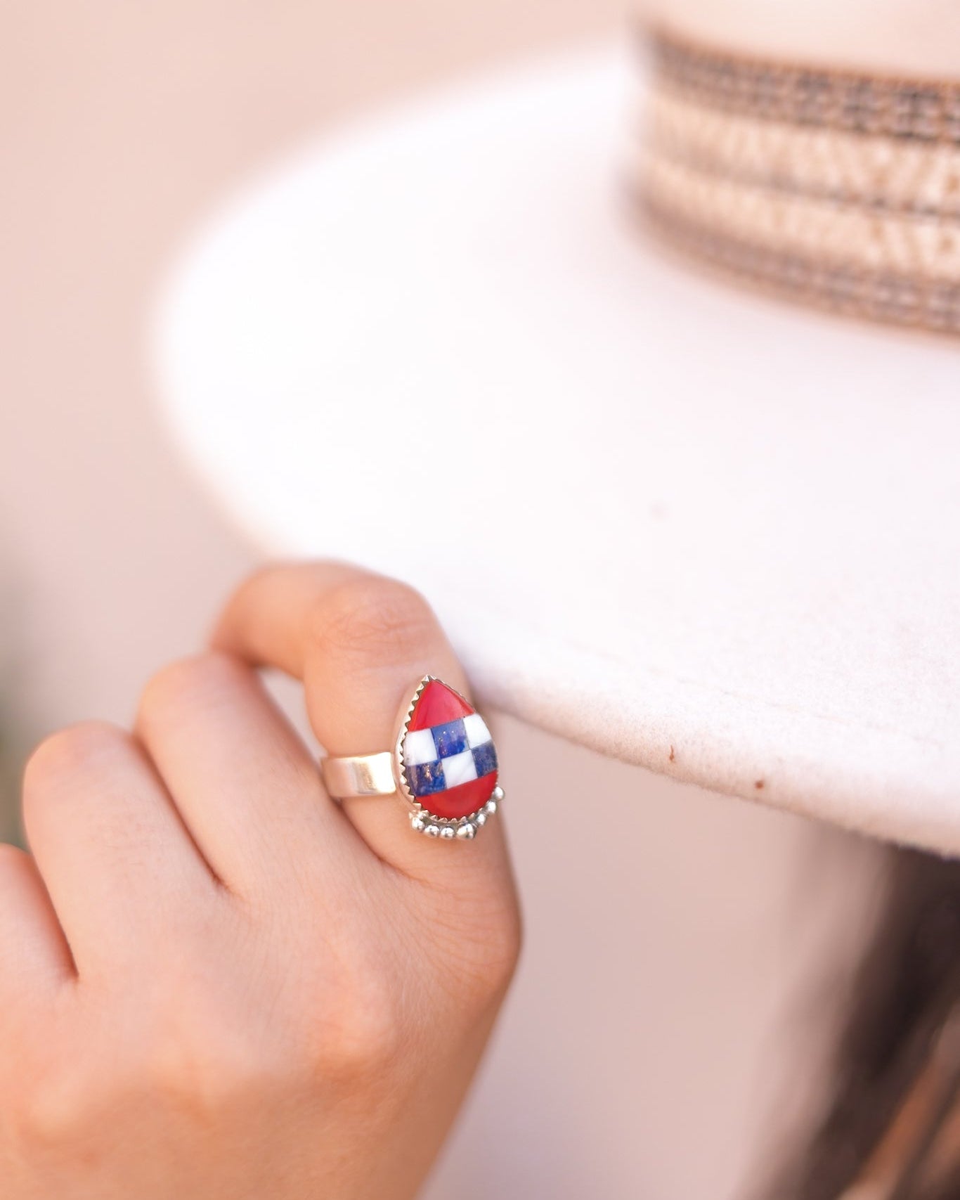 Red, White & Bold Rings-Rings-Krush Kandy, Women's Online Fashion Boutique Located in Phoenix, Arizona (Scottsdale Area)