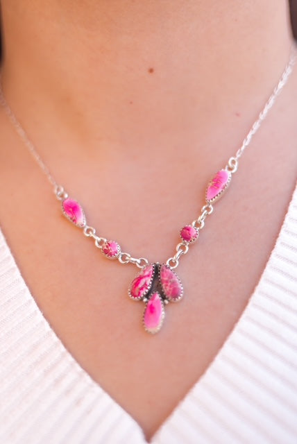 High Desert Glow Jasper Necklace and Earrings Set-Necklaces-Krush Kandy, Women's Online Fashion Boutique Located in Phoenix, Arizona (Scottsdale Area)