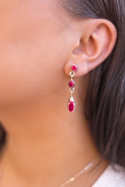 High Desert Glow Jasper Necklace and Earrings Set-Necklaces-Krush Kandy, Women's Online Fashion Boutique Located in Phoenix, Arizona (Scottsdale Area)