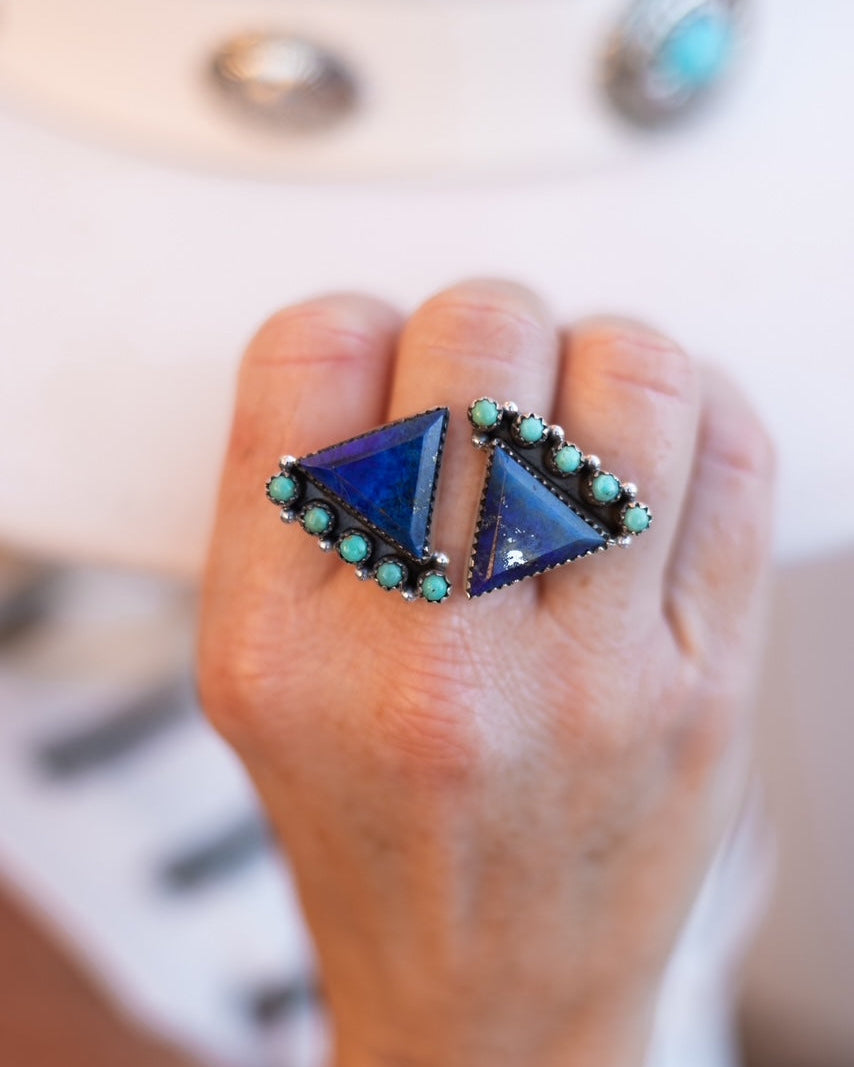 Trinity Triangle Floater Rings-Rings-Krush Kandy, Women's Online Fashion Boutique Located in Phoenix, Arizona (Scottsdale Area)