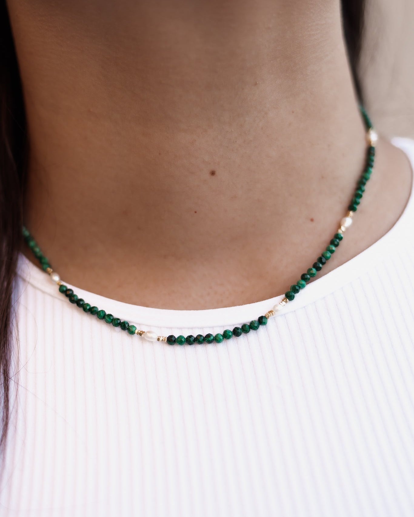 Fairytale Ending Natural Beaded Stone Necklace-Necklaces-Krush Kandy, Women's Online Fashion Boutique Located in Phoenix, Arizona (Scottsdale Area)
