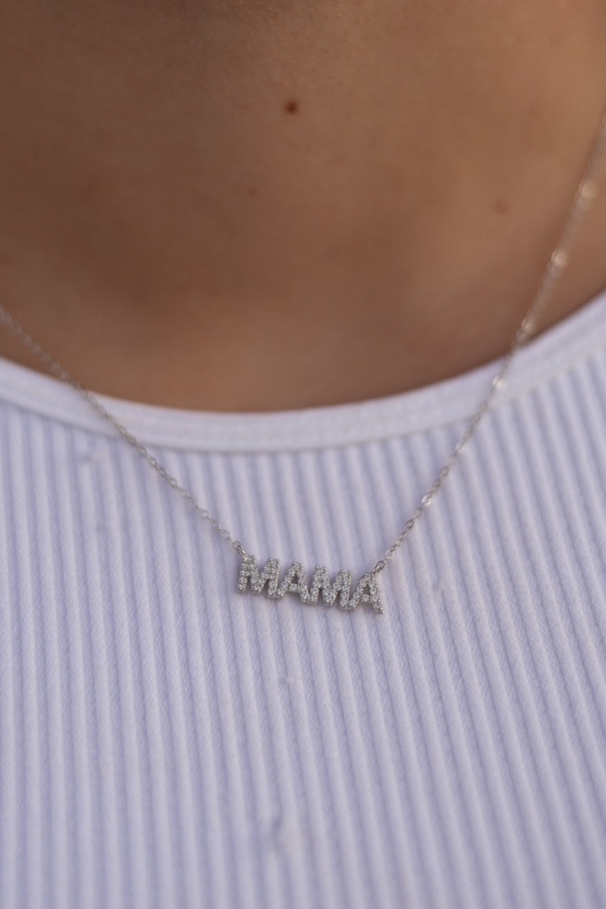 MAMA Necklace-Chain Necklaces-Krush Kandy, Women's Online Fashion Boutique Located in Phoenix, Arizona (Scottsdale Area)