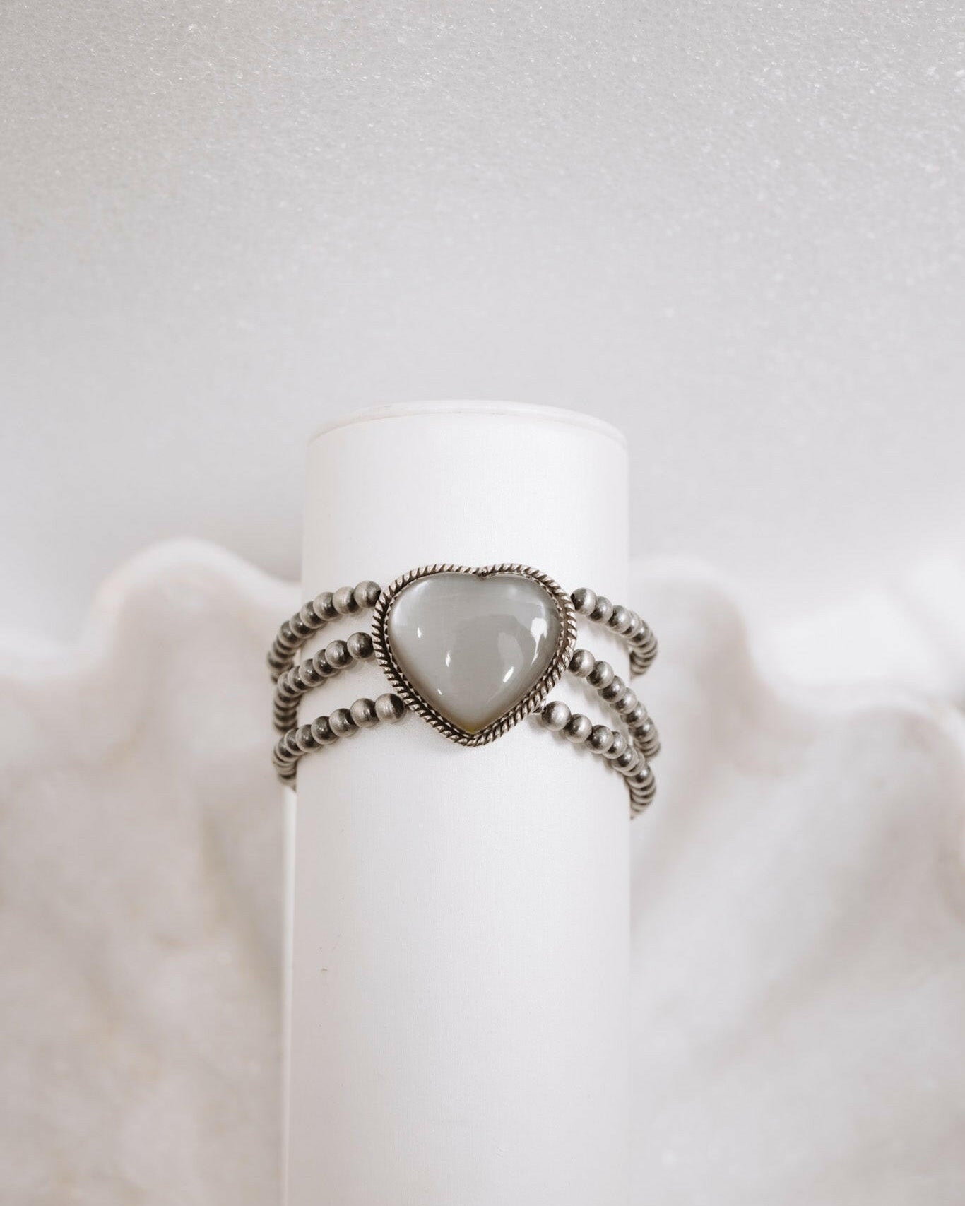 Single Stone Three Strand Desert Pearl Bracelets-Bracelets-Krush Kandy, Women's Online Fashion Boutique Located in Phoenix, Arizona (Scottsdale Area)