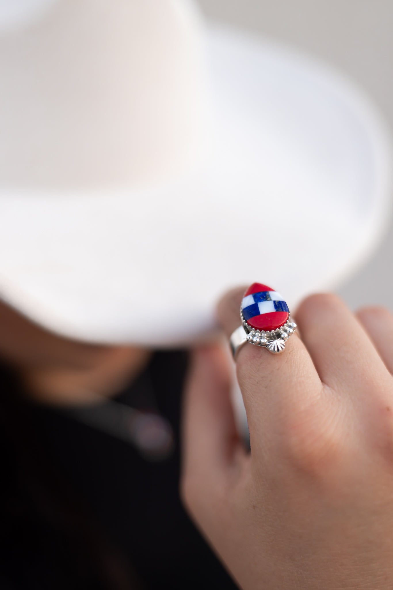 Red, White & Bold Rings-Rings-Krush Kandy, Women's Online Fashion Boutique Located in Phoenix, Arizona (Scottsdale Area)