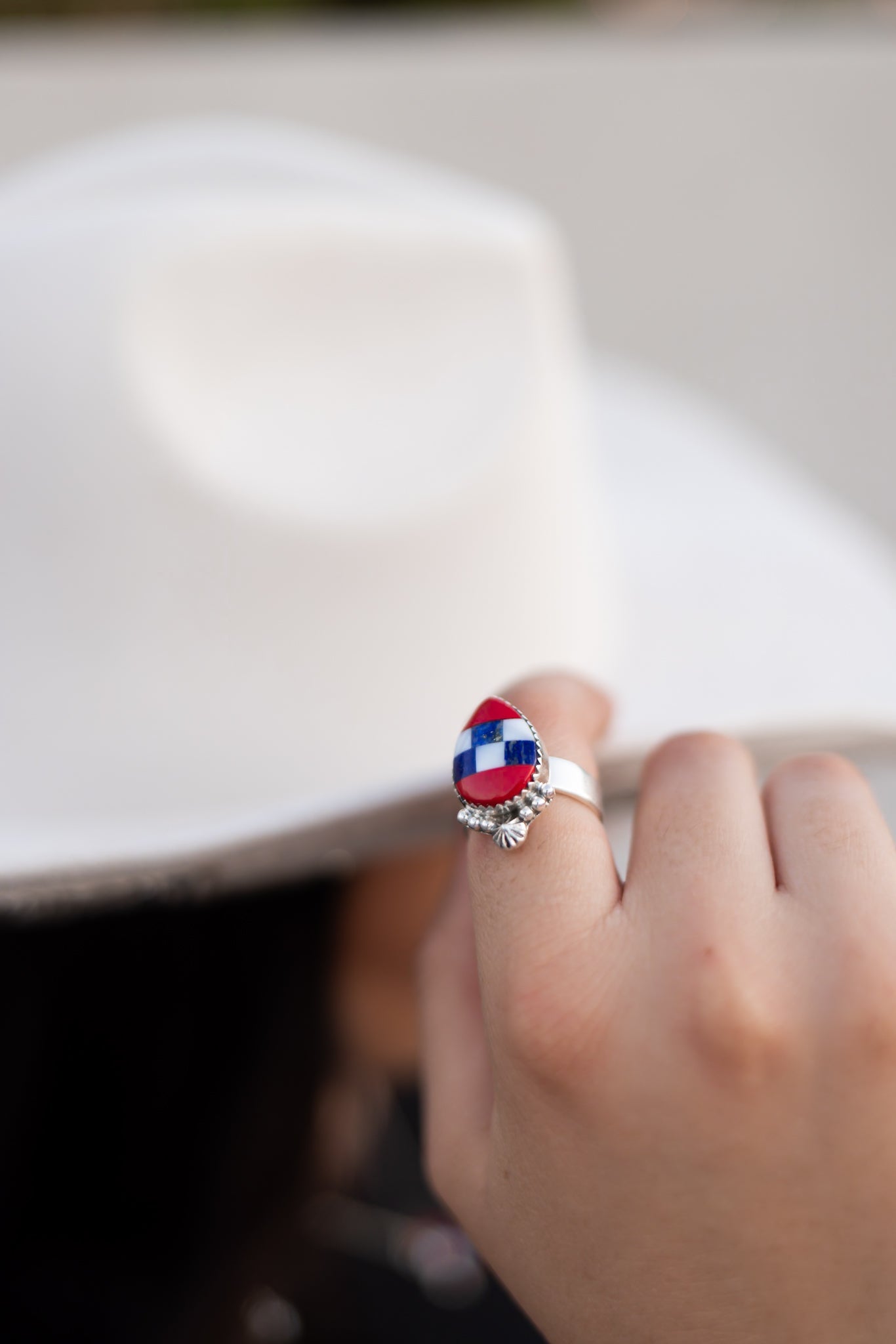 Red, White & Bold Rings-Rings-Krush Kandy, Women's Online Fashion Boutique Located in Phoenix, Arizona (Scottsdale Area)