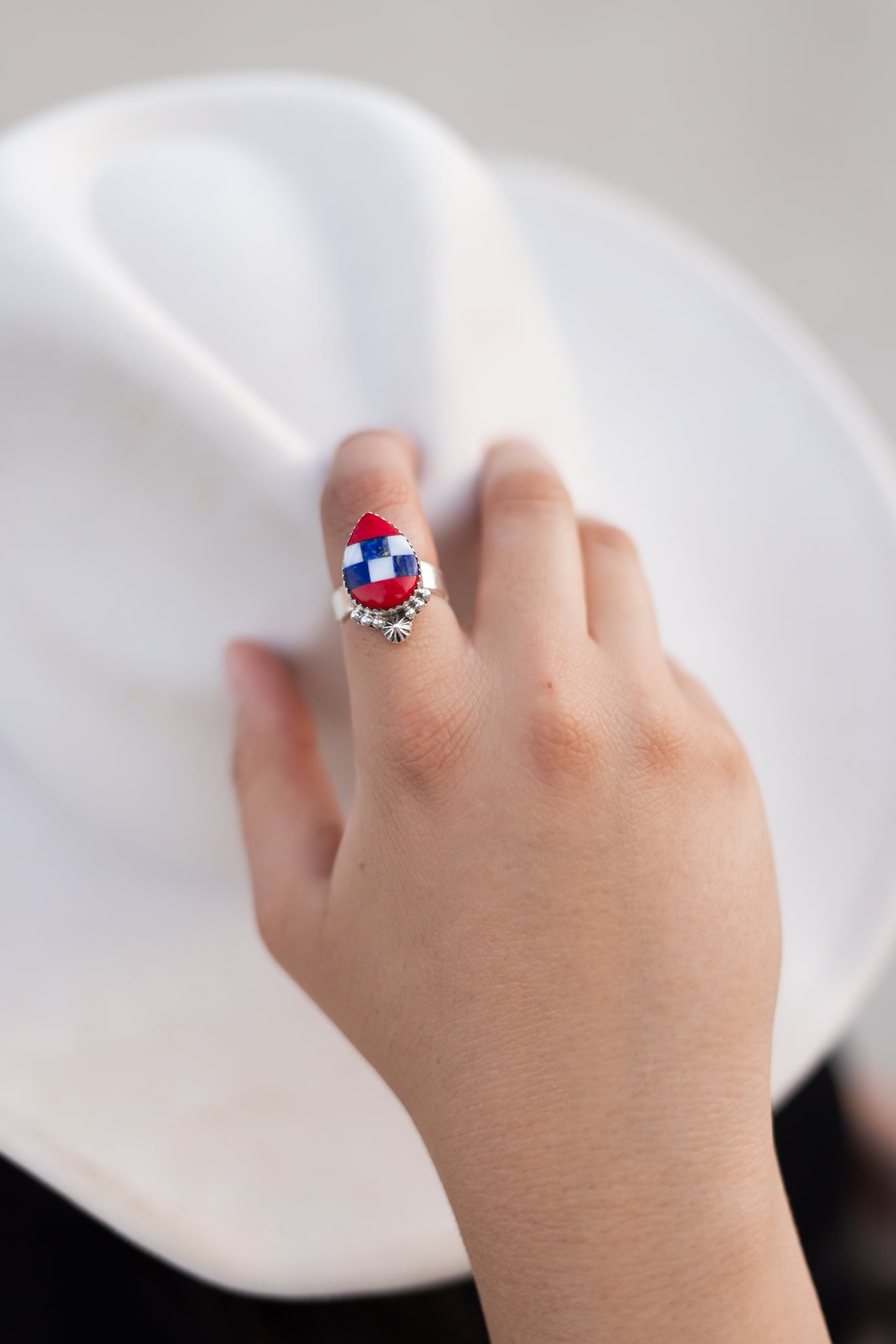 Red, White & Bold Rings-Rings-Krush Kandy, Women's Online Fashion Boutique Located in Phoenix, Arizona (Scottsdale Area)