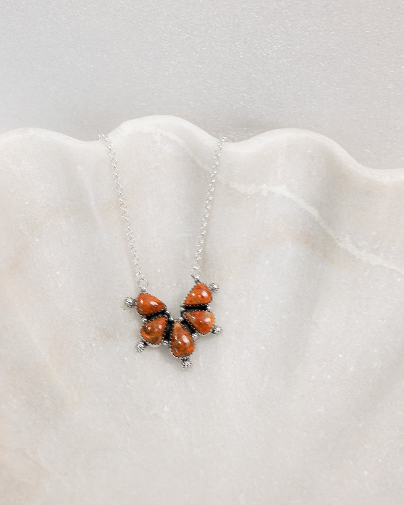 Wild Chic Stone Sterling Silver Necklace-Chain Necklaces-Krush Kandy, Women's Online Fashion Boutique Located in Phoenix, Arizona (Scottsdale Area)