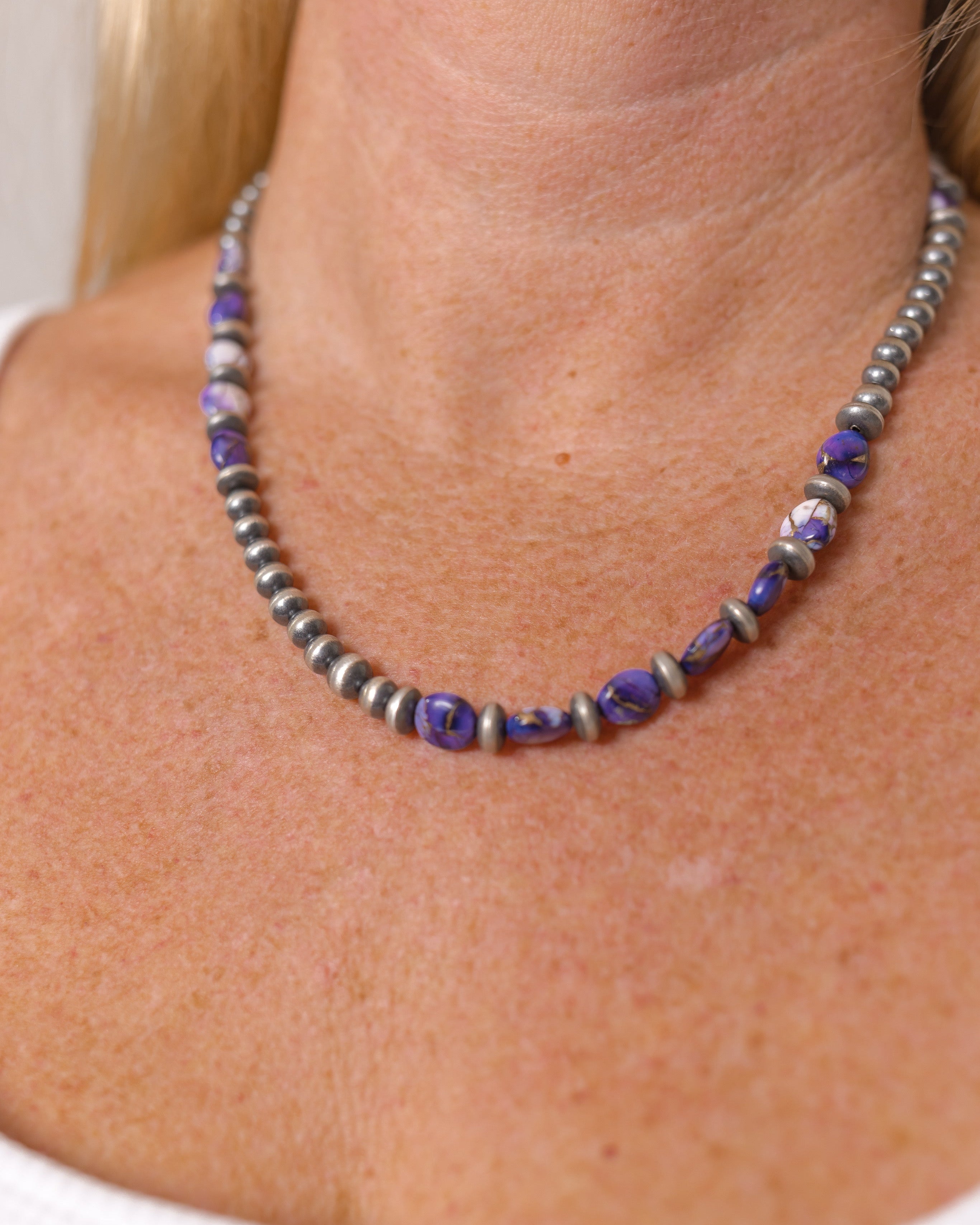 Marlene's Fusion Desert Pearl Necklace-Chain Necklaces-Krush Kandy, Women's Online Fashion Boutique Located in Phoenix, Arizona (Scottsdale Area)