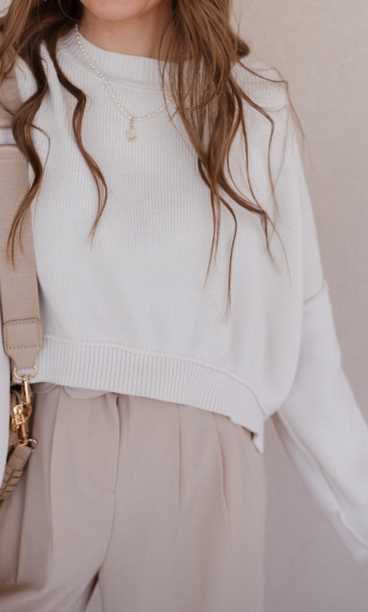 Until Now Pearl Initial Pendant Necklace-Squash Blossom Necklaces-Krush Kandy, Women's Online Fashion Boutique Located in Phoenix, Arizona (Scottsdale Area)