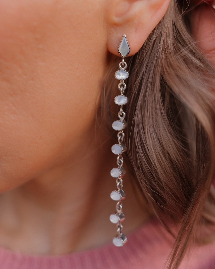 String Em Up Elegant Dangle Earrings MADE TO ORDER-Drop Earrings-Krush Kandy, Women's Online Fashion Boutique Located in Phoenix, Arizona (Scottsdale Area)