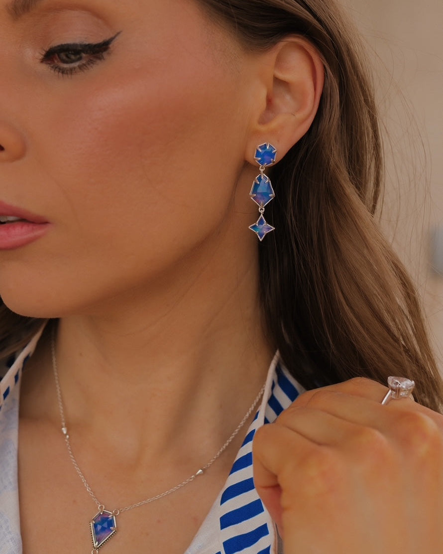 Starlight Stone Earrings-Earrings-Krush Kandy, Women's Online Fashion Boutique Located in Phoenix, Arizona (Scottsdale Area)