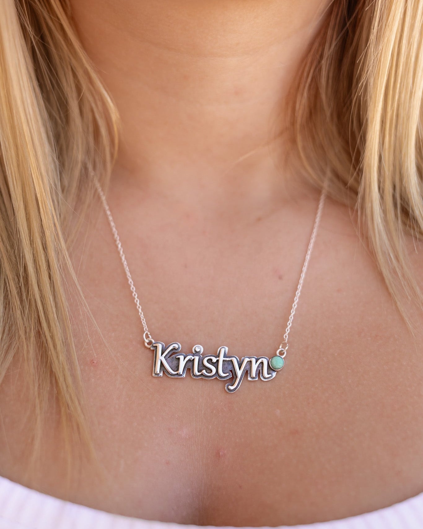 Sterling Silver Script Name Necklace MADE TO ORDER-Necklaces-Krush Kandy, Women's Online Fashion Boutique Located in Phoenix, Arizona (Scottsdale Area)