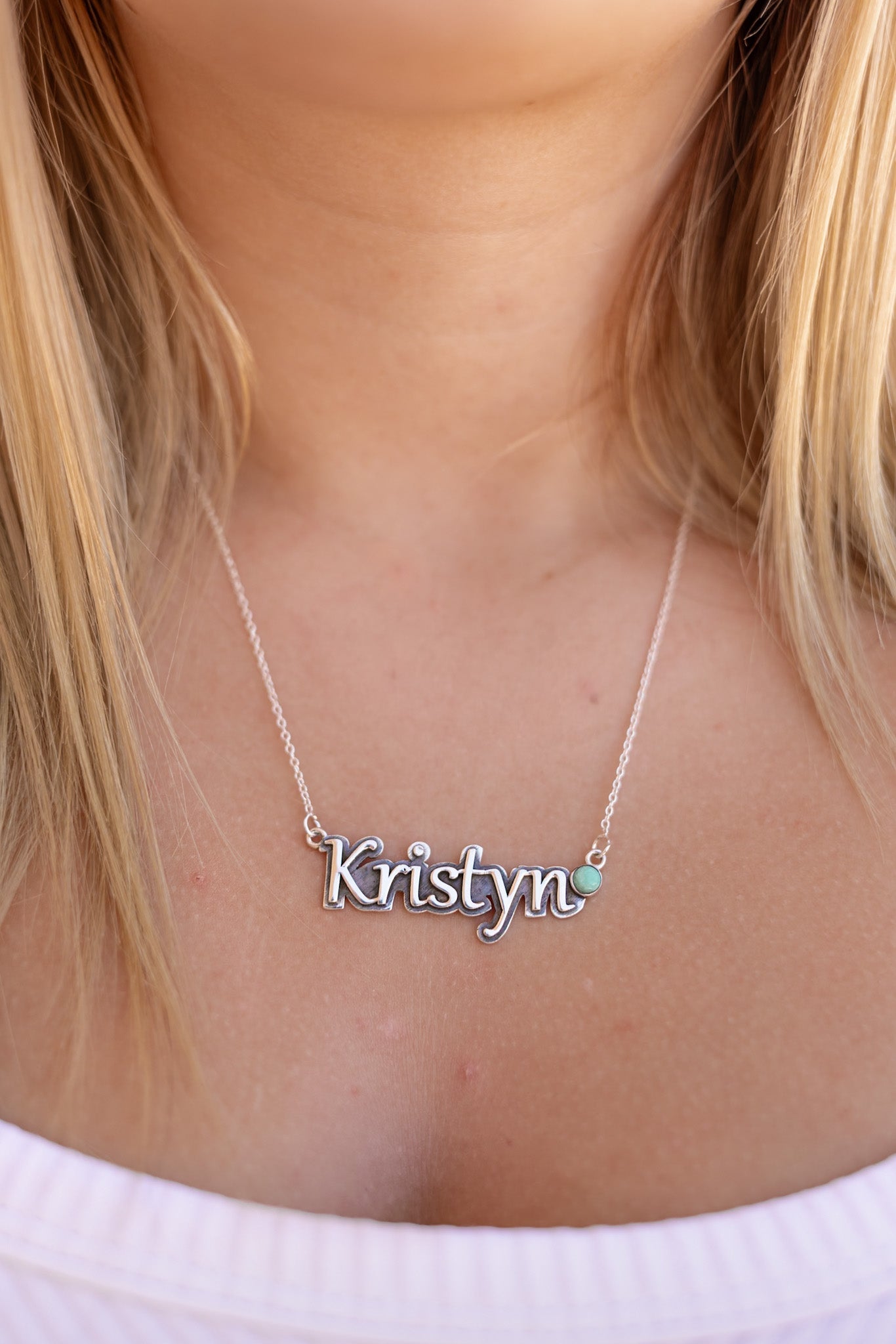 Sterling Silver Script Name Necklace MADE TO ORDER-Necklaces-Krush Kandy, Women's Online Fashion Boutique Located in Phoenix, Arizona (Scottsdale Area)