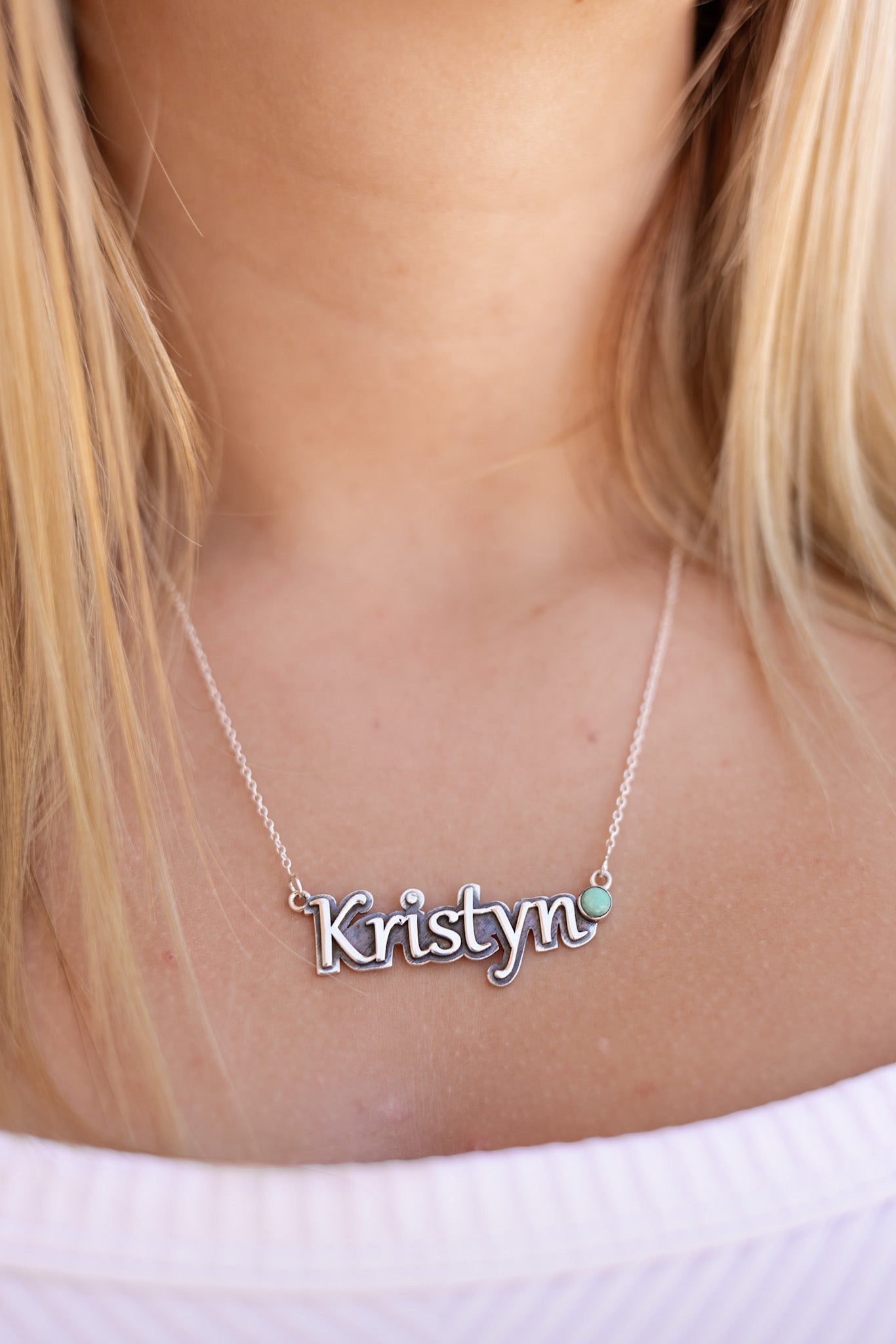 Sterling Silver Script Name Necklace MADE TO ORDER-Necklaces-Krush Kandy, Women's Online Fashion Boutique Located in Phoenix, Arizona (Scottsdale Area)