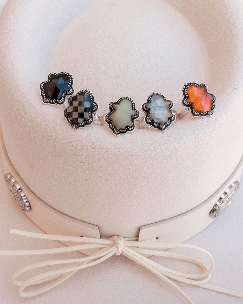 Ghostly Glow Gemstone Ring-Ring Sizers-Krush Kandy, Women's Online Fashion Boutique Located in Phoenix, Arizona (Scottsdale Area)