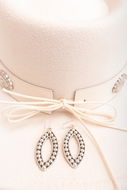 Aria Sterling Studded Necklace & Earrings-Chain Necklaces-Krush Kandy, Women's Online Fashion Boutique Located in Phoenix, Arizona (Scottsdale Area)