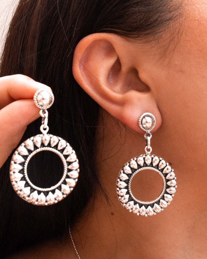 Cleo Sterling Silver Earrings-Stud Earrings-Krush Kandy, Women's Online Fashion Boutique Located in Phoenix, Arizona (Scottsdale Area)