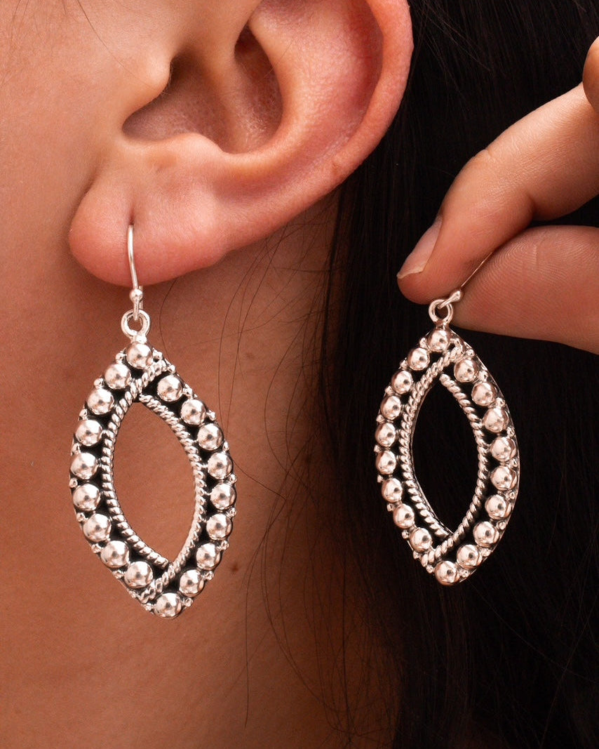 Aria Sterling Studded Necklace & Earrings-Chain Necklaces-Krush Kandy, Women's Online Fashion Boutique Located in Phoenix, Arizona (Scottsdale Area)