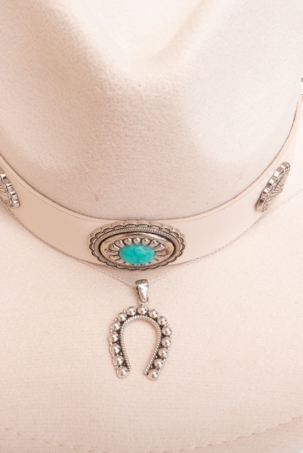 Demi's Sterling Studded Horseshoe Set-Chain Necklaces-Krush Kandy, Women's Online Fashion Boutique Located in Phoenix, Arizona (Scottsdale Area)