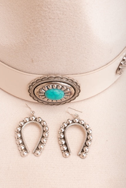 Demi's Sterling Studded Horseshoe Set-Chain Necklaces-Krush Kandy, Women's Online Fashion Boutique Located in Phoenix, Arizona (Scottsdale Area)