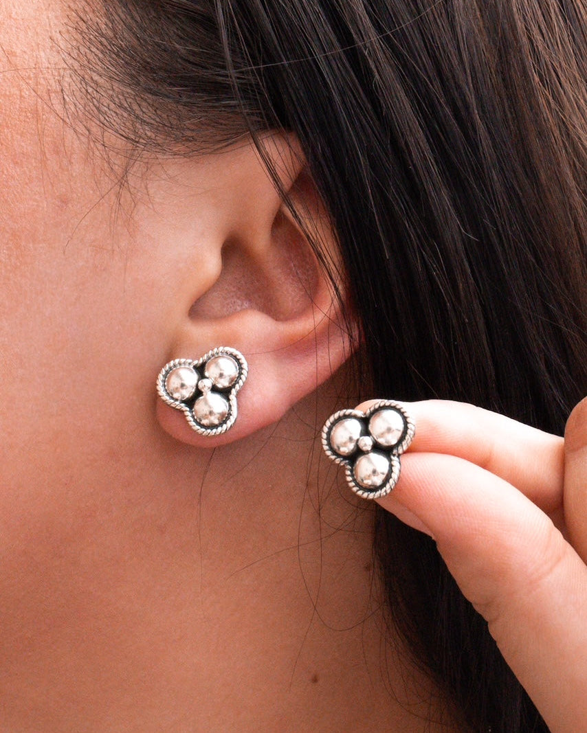 Triple Threat Studded Earrings | By KKB-Stud Earrings-Krush Kandy, Women's Online Fashion Boutique Located in Phoenix, Arizona (Scottsdale Area)