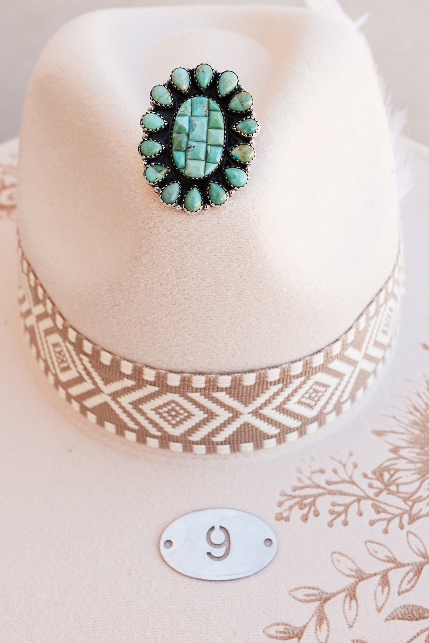 Leave Your Mark Turquoise Cluster Rings-Rings-Krush Kandy, Women's Online Fashion Boutique Located in Phoenix, Arizona (Scottsdale Area)