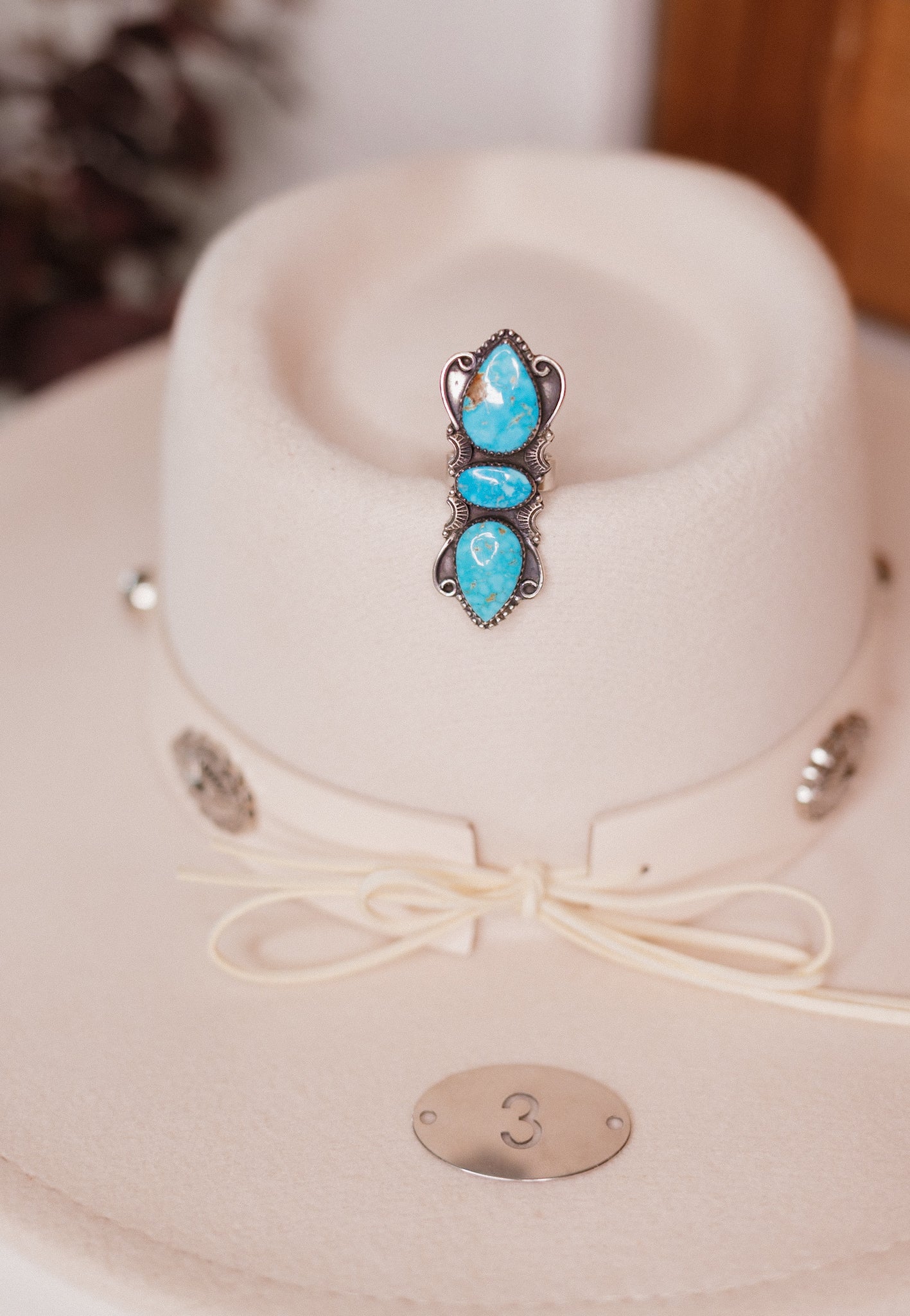 Turquoise Slab Rings-Rings-Krush Kandy, Women's Online Fashion Boutique Located in Phoenix, Arizona (Scottsdale Area)