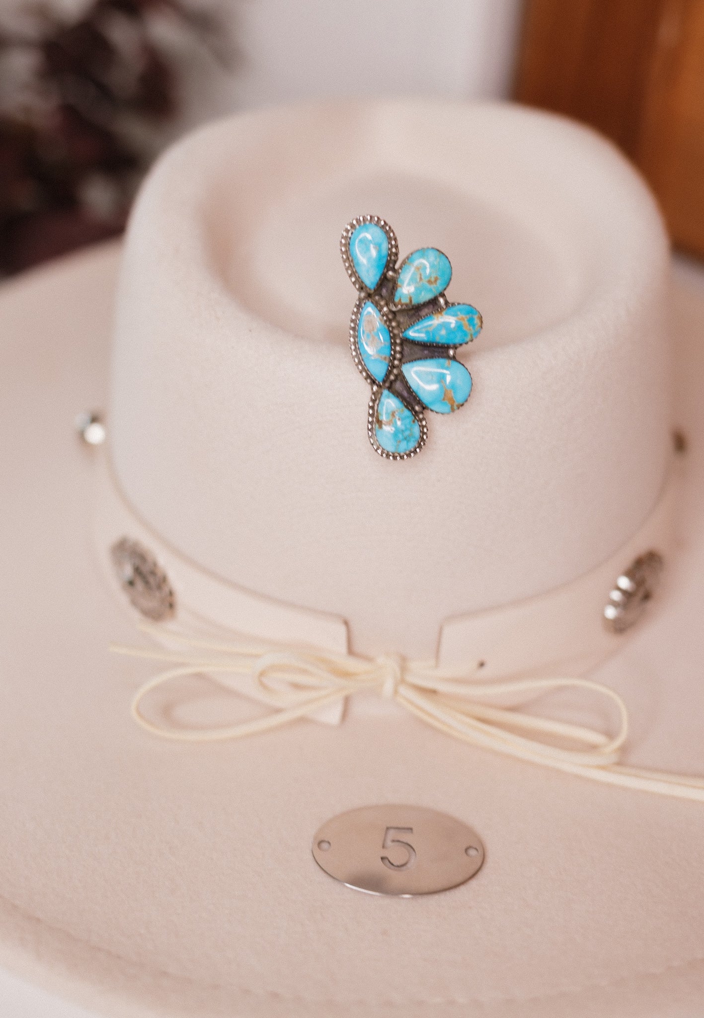 Turquoise Slab Rings-Rings-Krush Kandy, Women's Online Fashion Boutique Located in Phoenix, Arizona (Scottsdale Area)