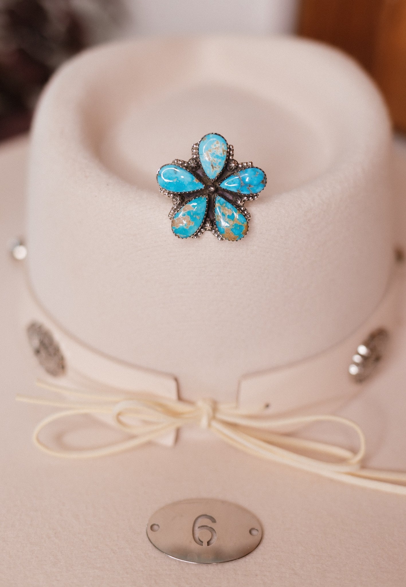 Turquoise Slab Rings-Rings-Krush Kandy, Women's Online Fashion Boutique Located in Phoenix, Arizona (Scottsdale Area)