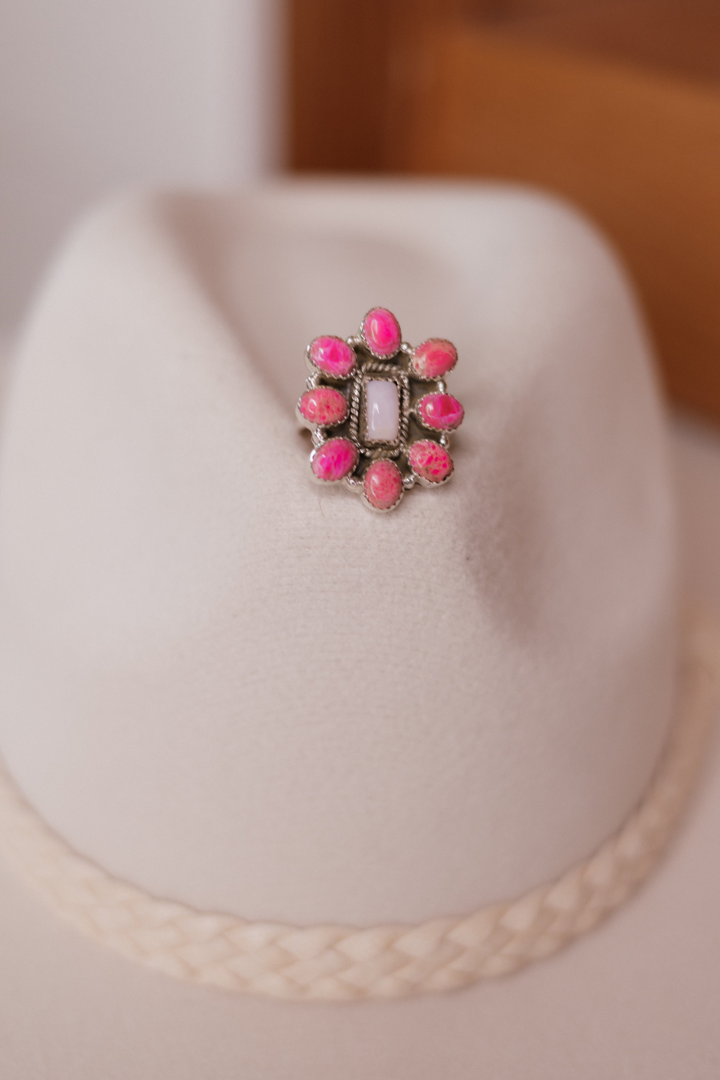 Pink Dreamer Cluster Ring-Rings-Krush Kandy, Women's Online Fashion Boutique Located in Phoenix, Arizona (Scottsdale Area)