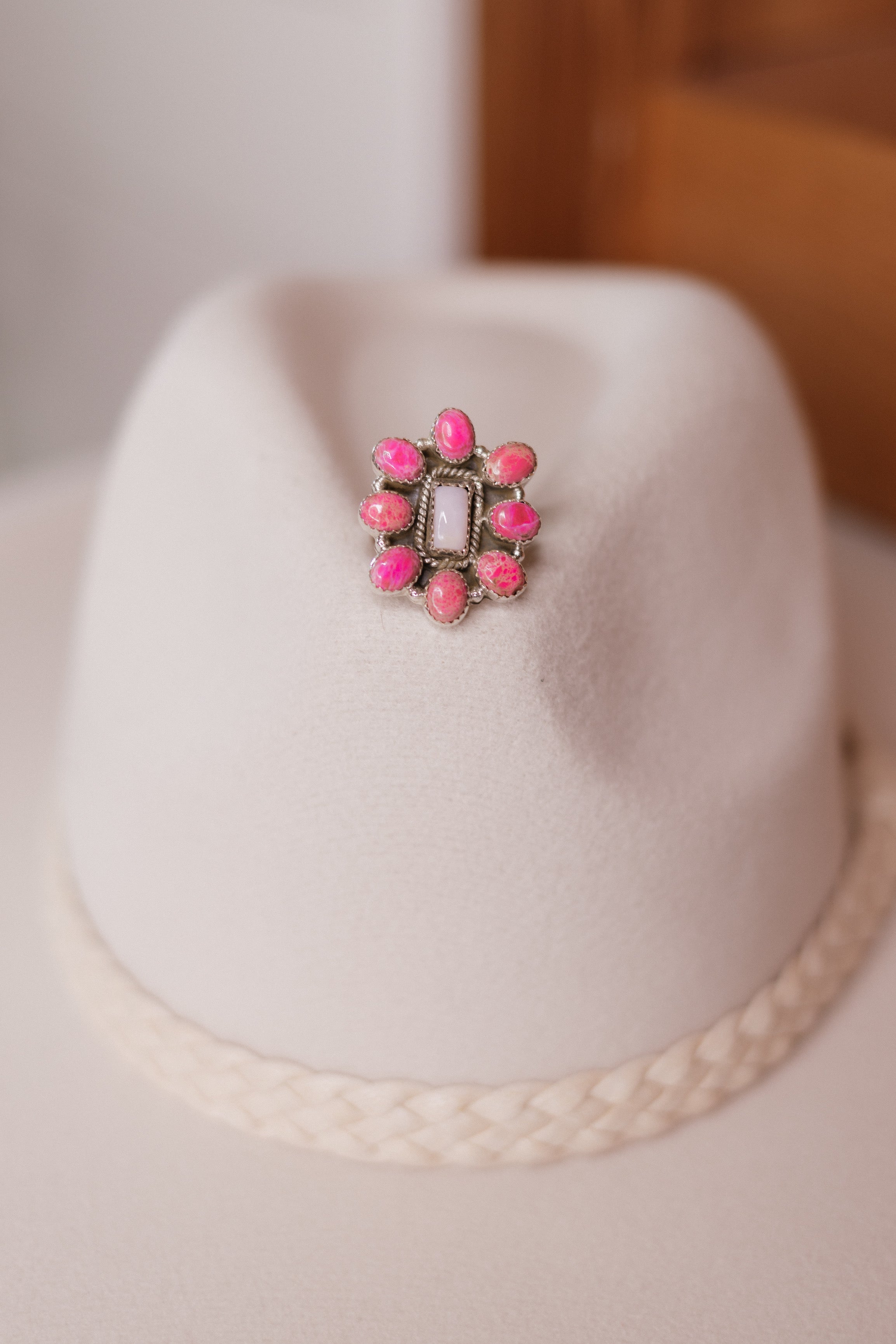 Pink Dreamer Cluster Ring-Rings-Krush Kandy, Women's Online Fashion Boutique Located in Phoenix, Arizona (Scottsdale Area)