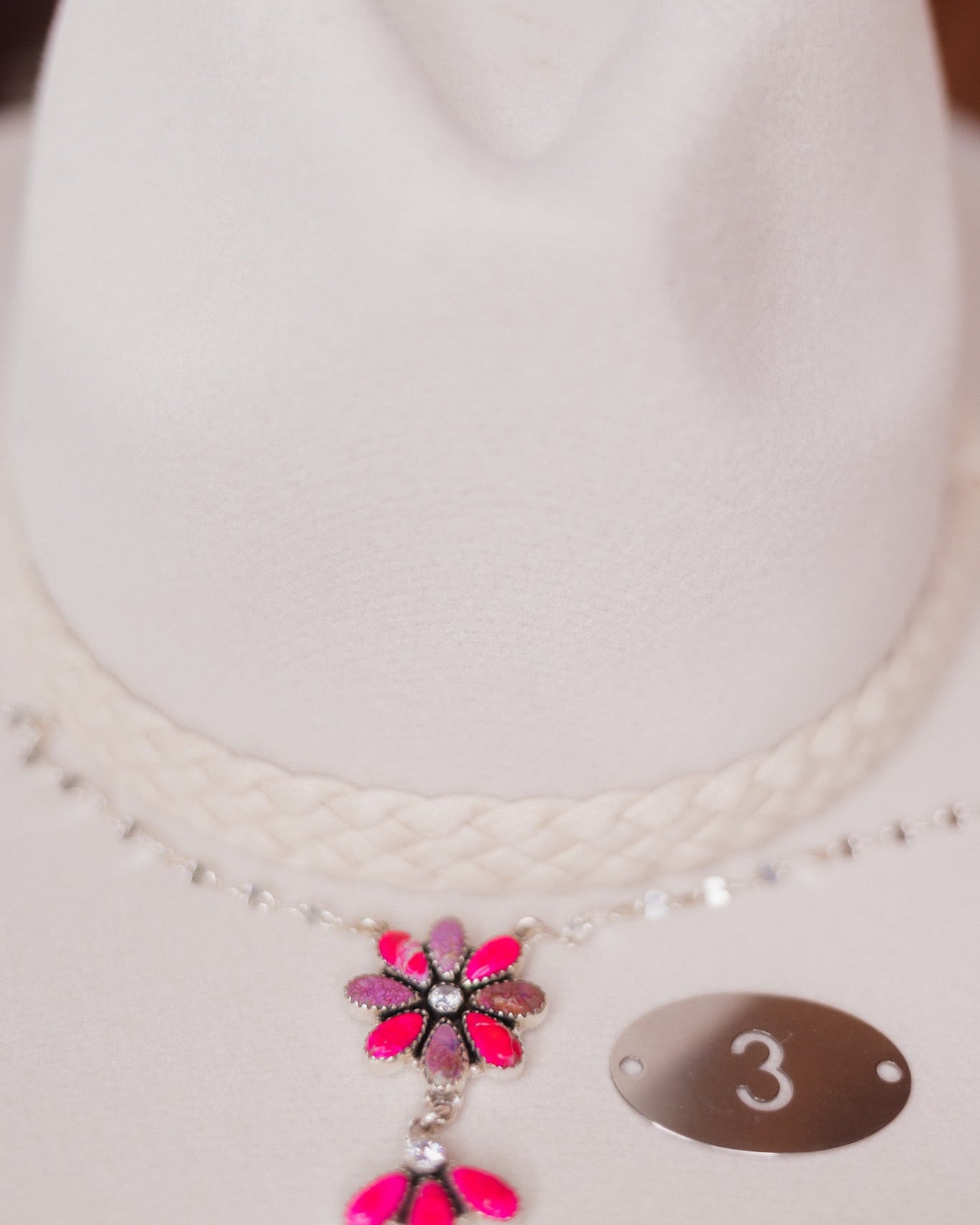 Desert Jasper Daisy Drop Necklace-Necklaces-Krush Kandy, Women's Online Fashion Boutique Located in Phoenix, Arizona (Scottsdale Area)