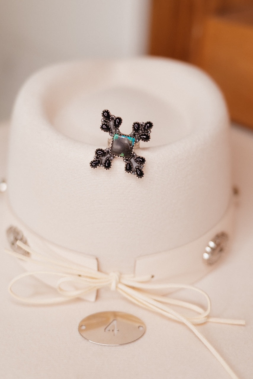 Black Jack Cluster Rings-Rings-Krush Kandy, Women's Online Fashion Boutique Located in Phoenix, Arizona (Scottsdale Area)