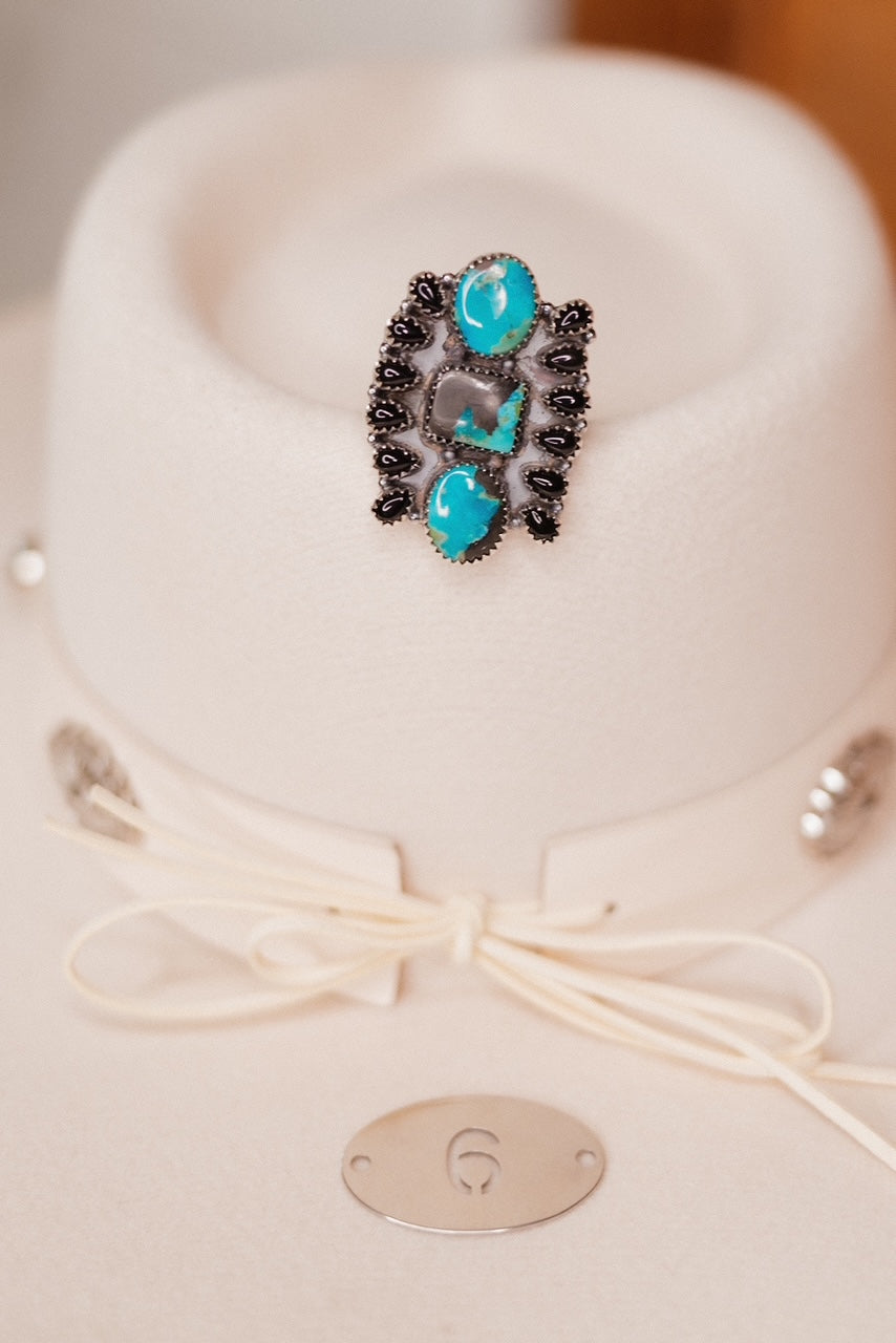 Black Jack Cluster Rings-Rings-Krush Kandy, Women's Online Fashion Boutique Located in Phoenix, Arizona (Scottsdale Area)