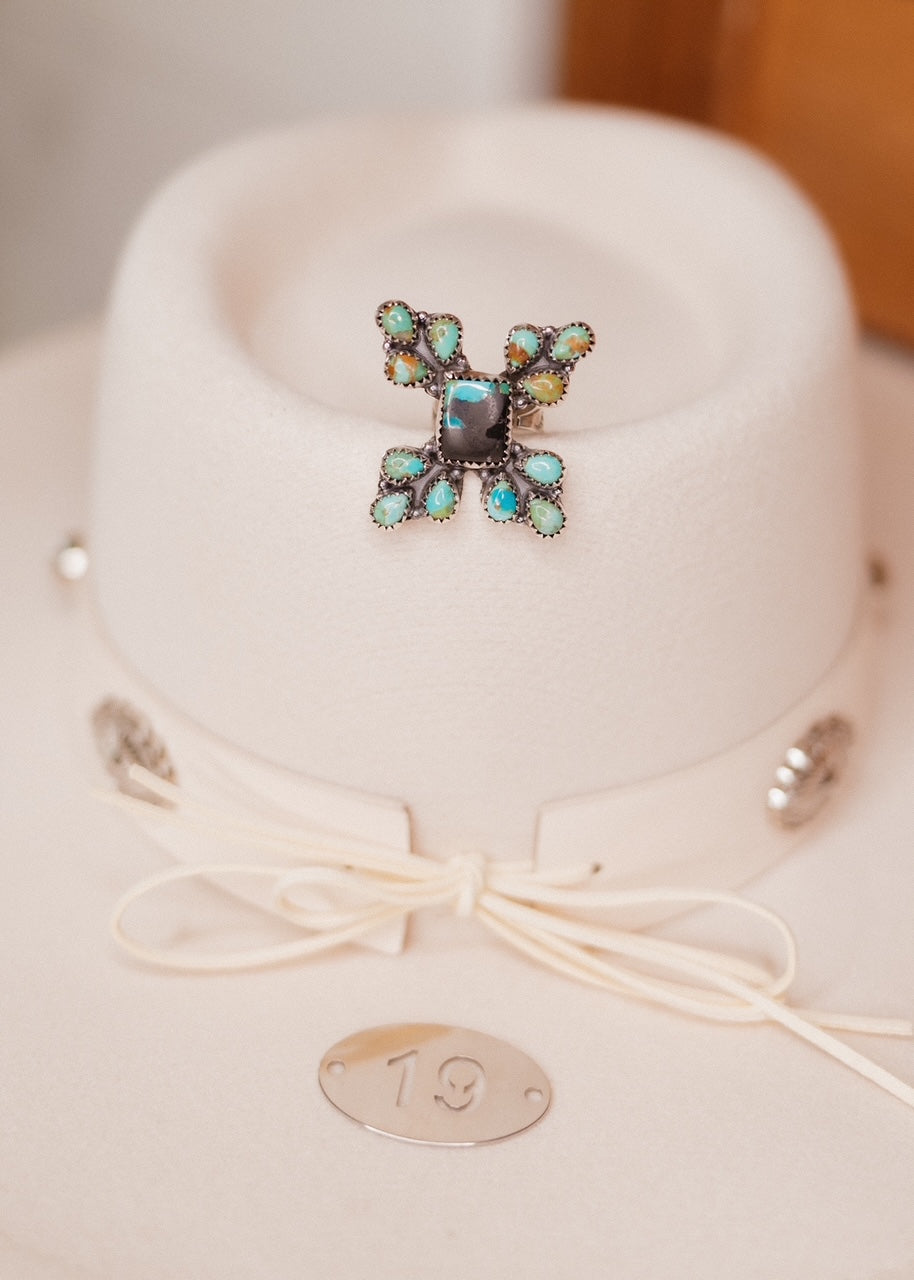 Black Jack Cluster Rings-Rings-Krush Kandy, Women's Online Fashion Boutique Located in Phoenix, Arizona (Scottsdale Area)