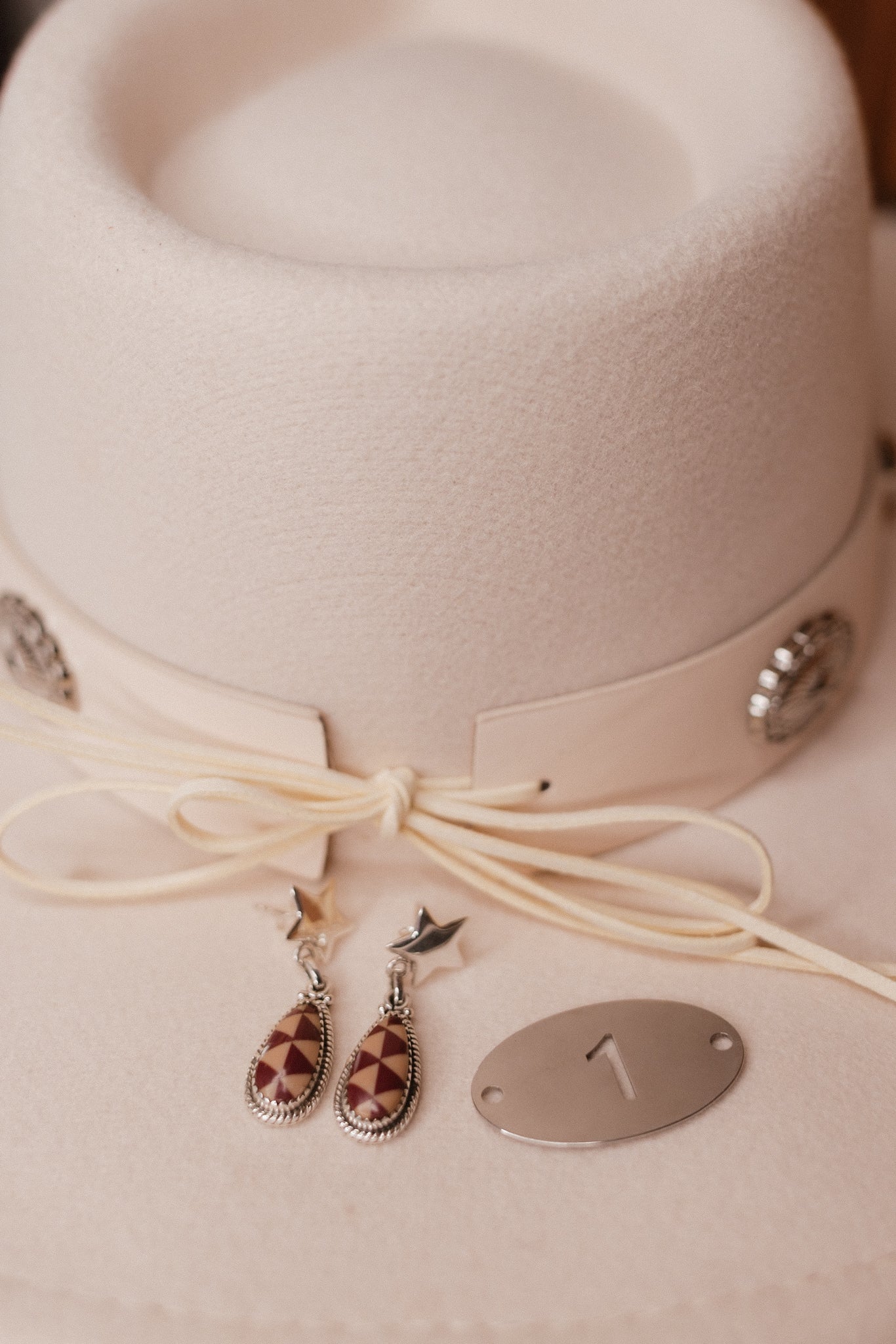 Desert Heat Geometric Stone Earrings-Earrings-Krush Kandy, Women's Online Fashion Boutique Located in Phoenix, Arizona (Scottsdale Area)