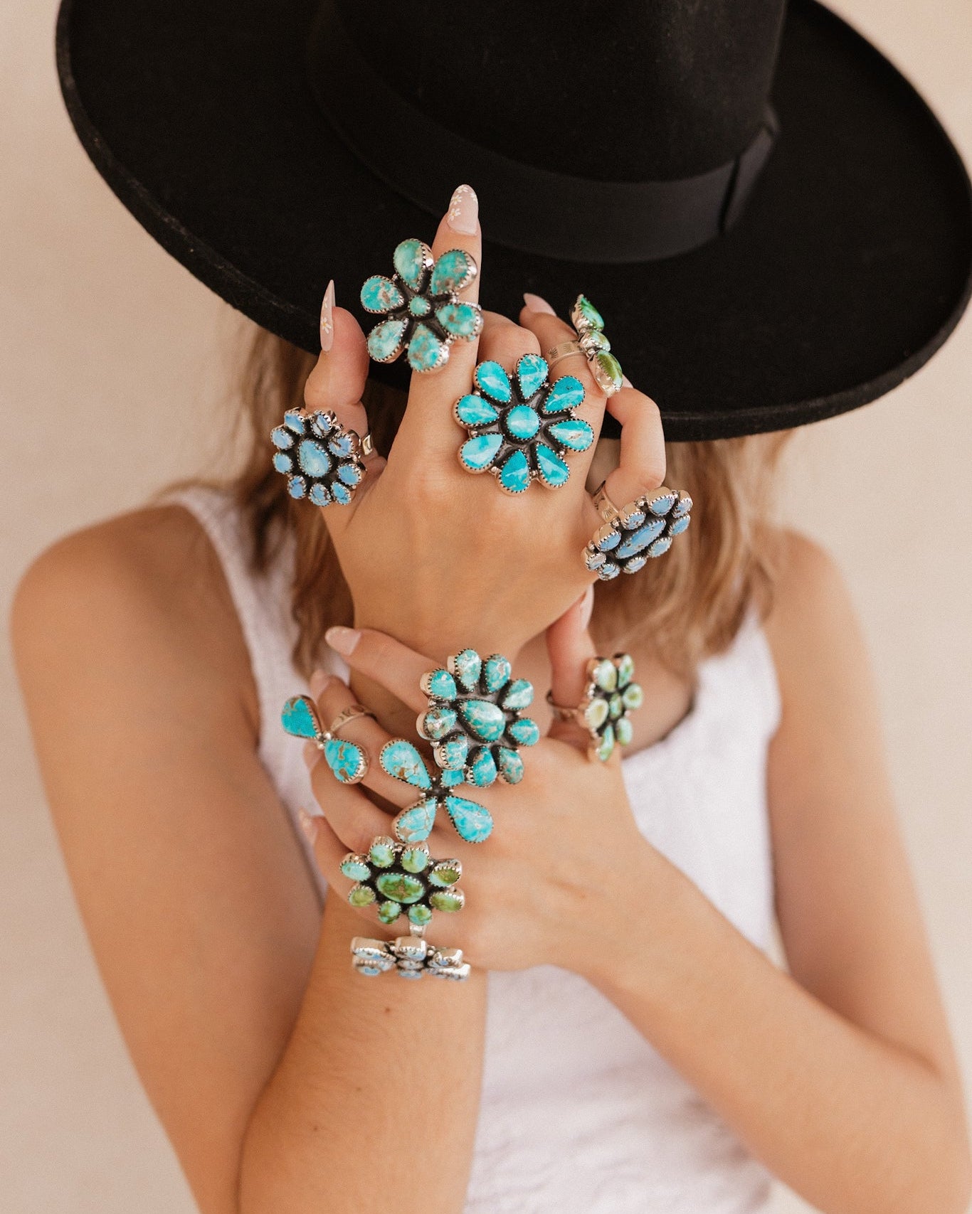 Kandy Stone Cluster Rings-Rings-Krush Kandy, Women's Online Fashion Boutique Located in Phoenix, Arizona (Scottsdale Area)