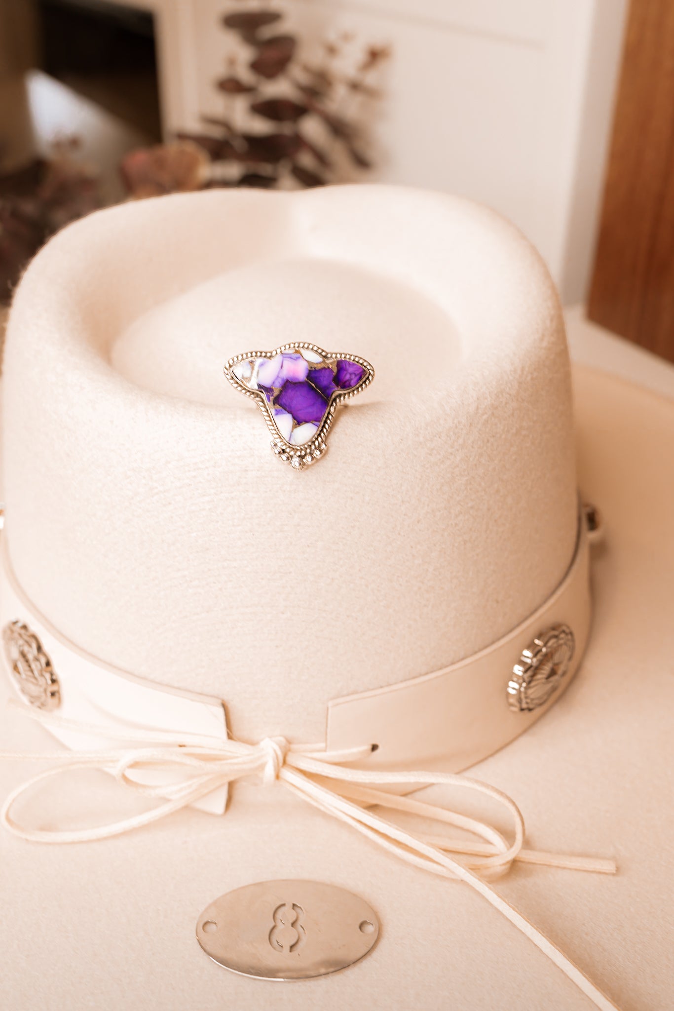 Cowgirl Cameo Stone Slab Rings-Rings-Krush Kandy, Women's Online Fashion Boutique Located in Phoenix, Arizona (Scottsdale Area)