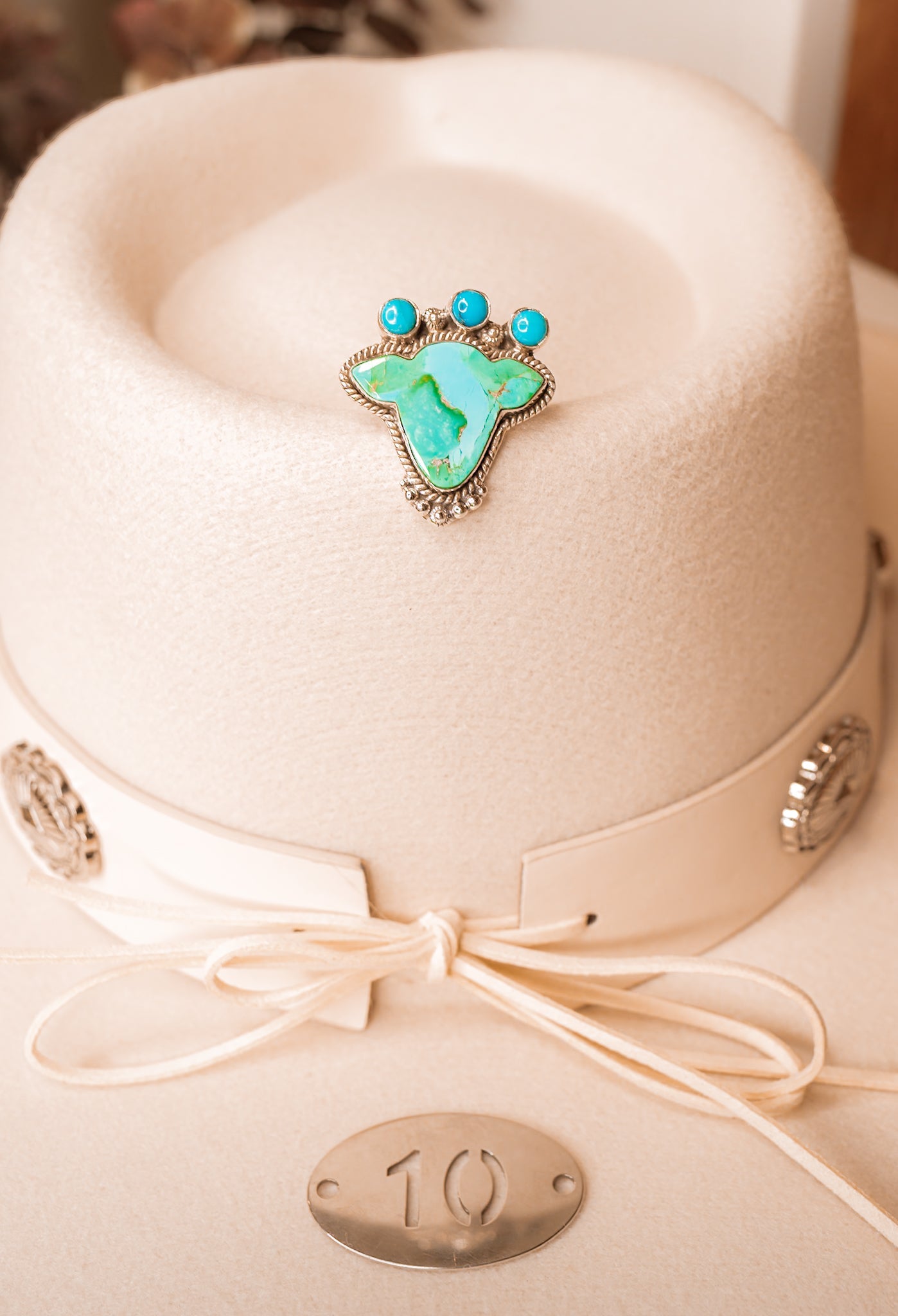 Cowgirl Cameo Stone Slab Rings-Rings-Krush Kandy, Women's Online Fashion Boutique Located in Phoenix, Arizona (Scottsdale Area)