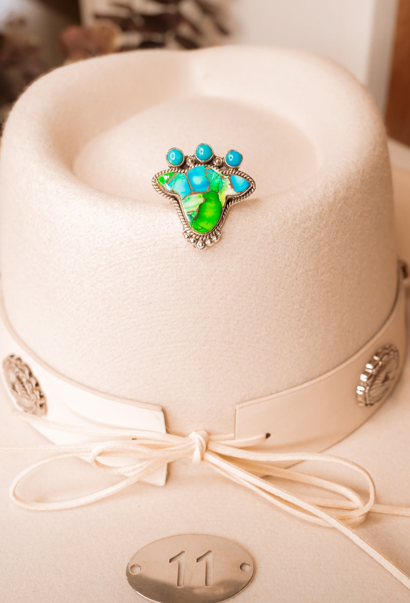 Cowgirl Cameo Stone Slab Rings-Rings-Krush Kandy, Women's Online Fashion Boutique Located in Phoenix, Arizona (Scottsdale Area)