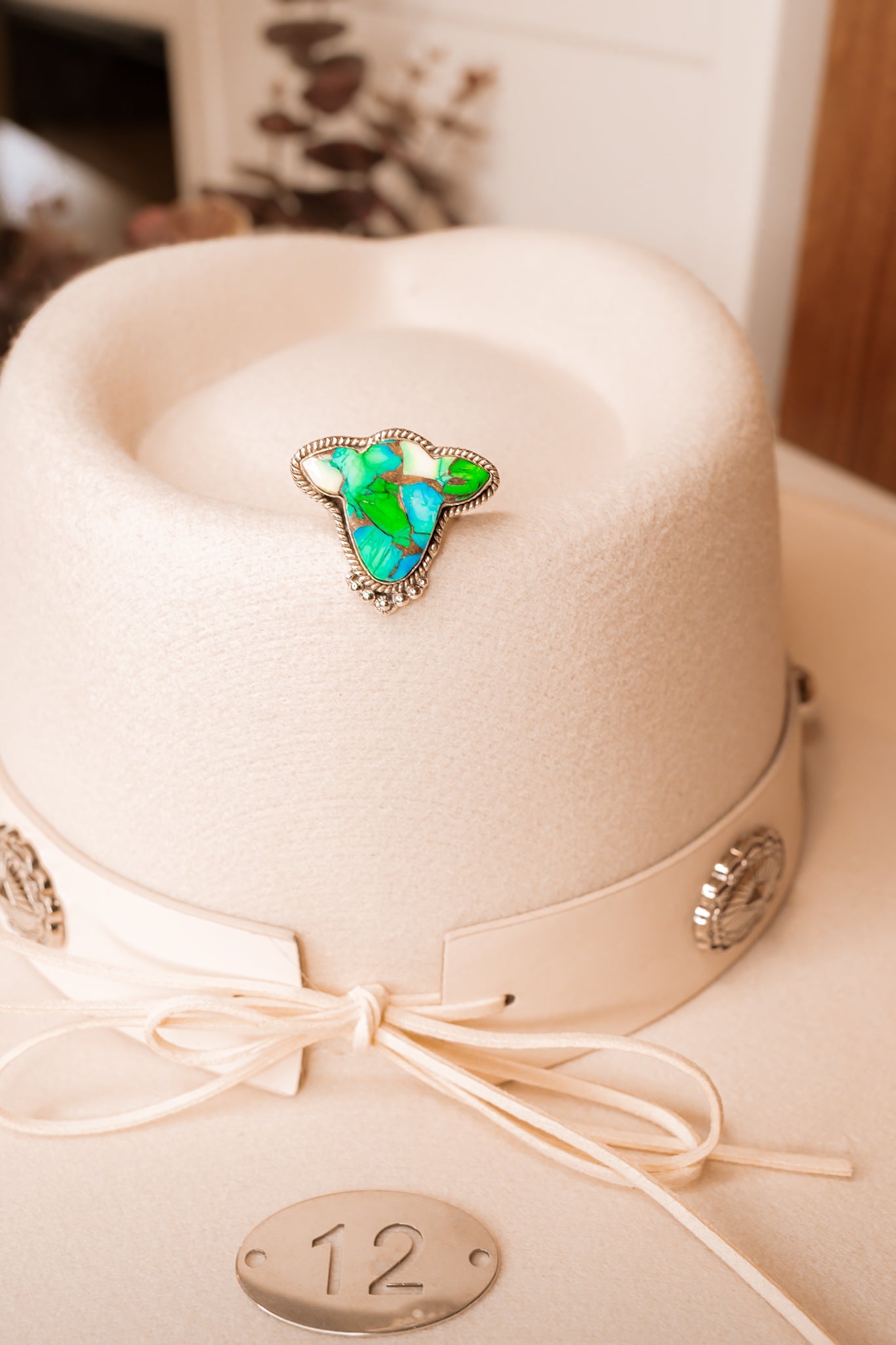 Cowgirl Cameo Stone Slab Rings-Rings-Krush Kandy, Women's Online Fashion Boutique Located in Phoenix, Arizona (Scottsdale Area)