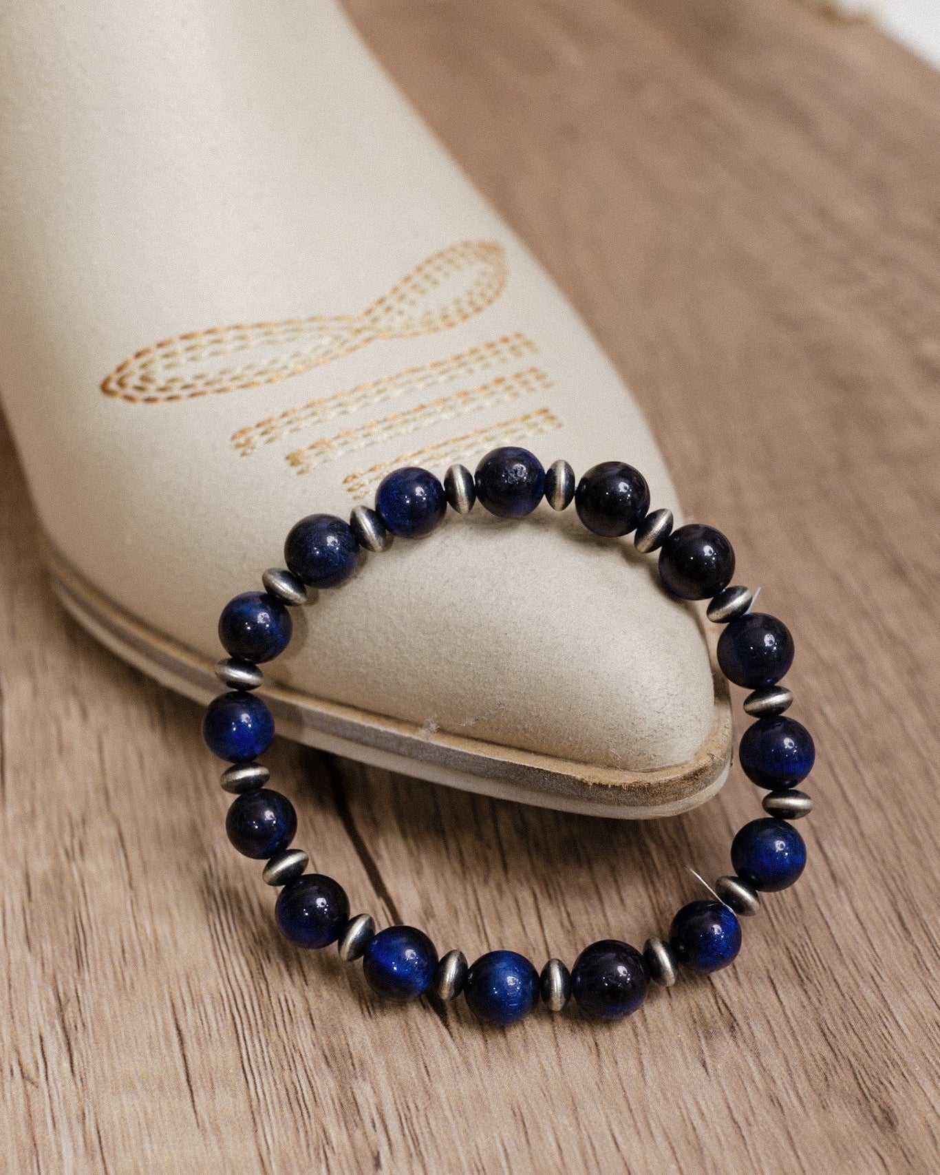 Multi Tigers Eye Beaded Stretch Bracelet-Bracelets-Krush Kandy, Women's Online Fashion Boutique Located in Phoenix, Arizona (Scottsdale Area)