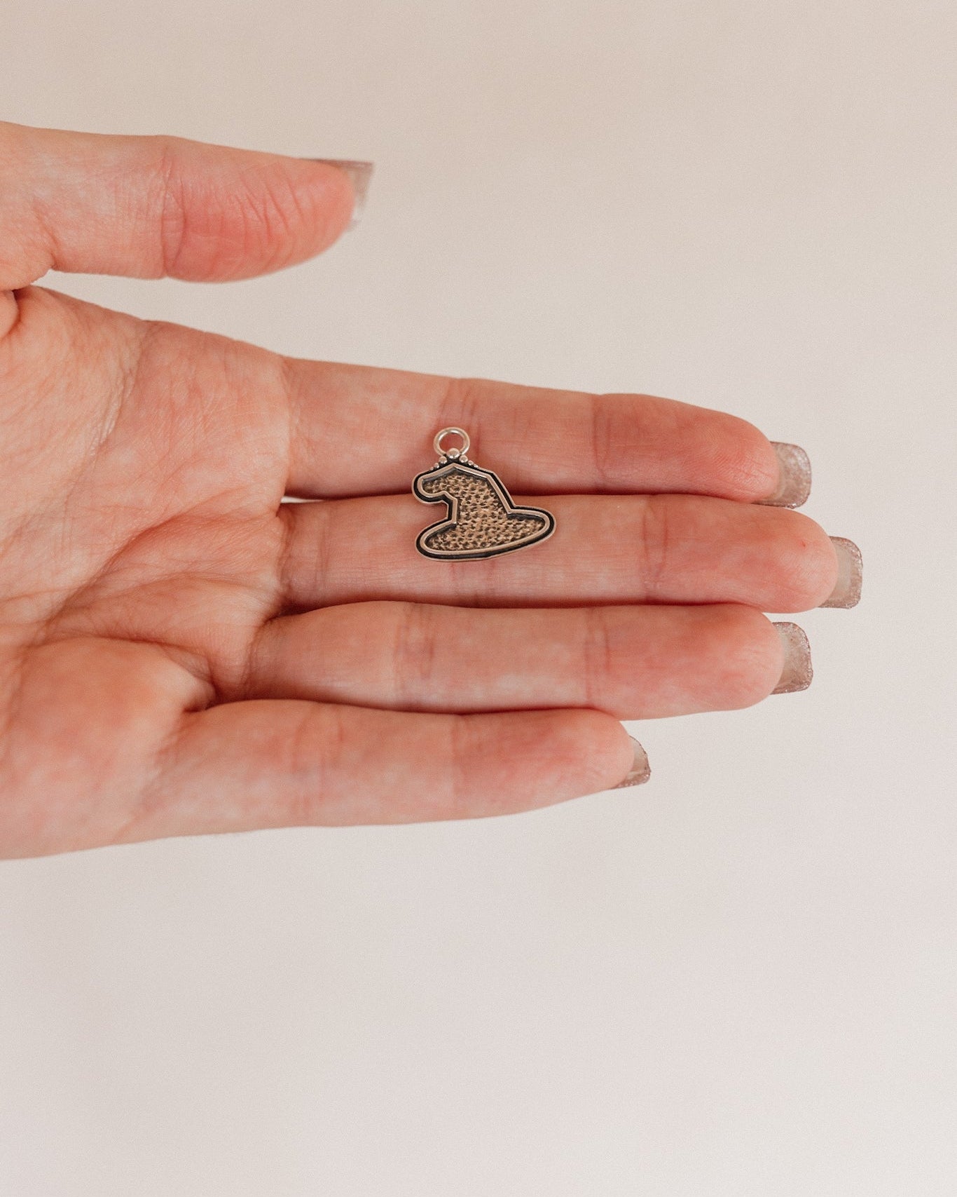 Sterling Witch Hat Charm-Chain Necklaces-Krush Kandy, Women's Online Fashion Boutique Located in Phoenix, Arizona (Scottsdale Area)