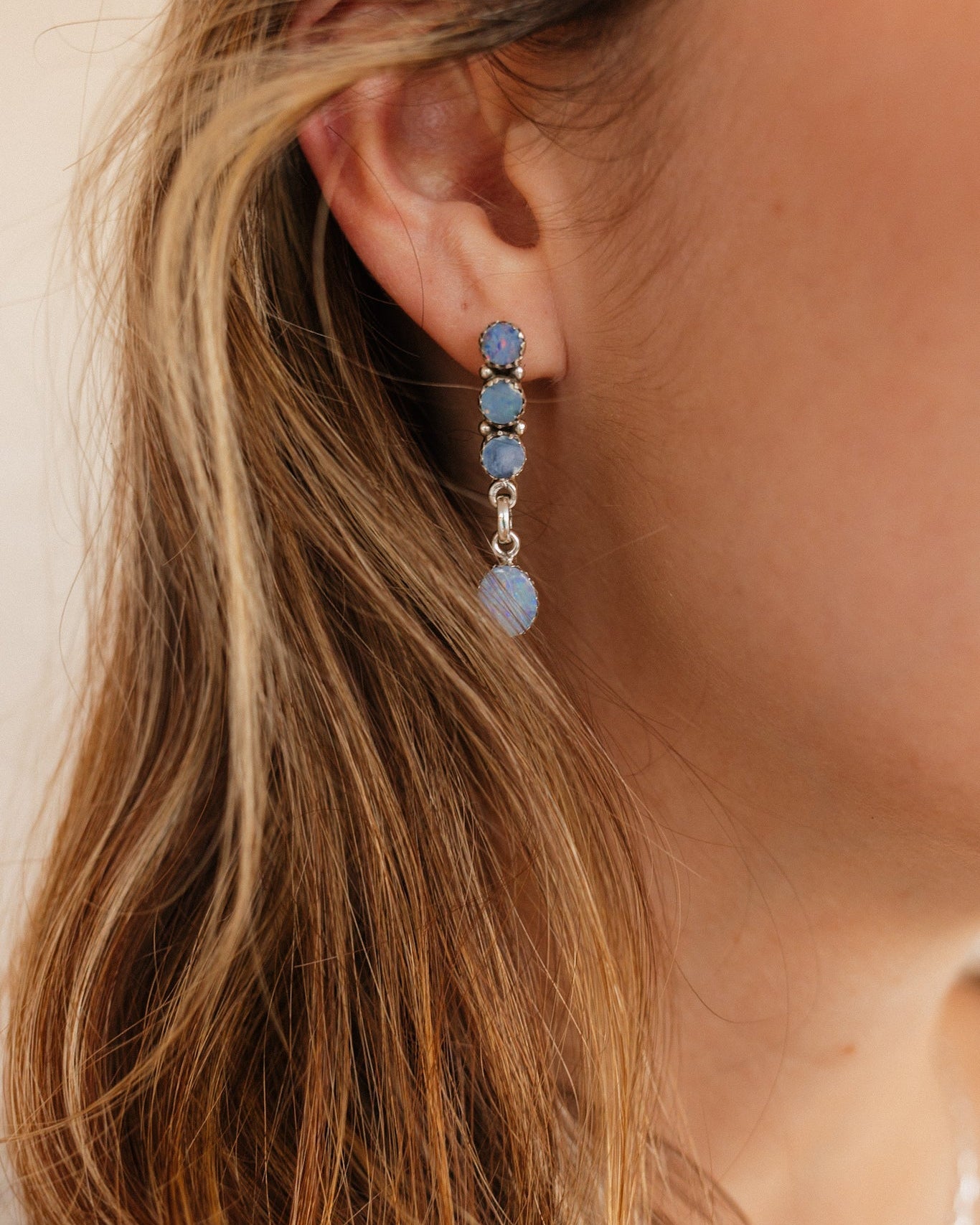 Multi Australian Opal Earrings-Earrings-Krush Kandy, Women's Online Fashion Boutique Located in Phoenix, Arizona (Scottsdale Area)