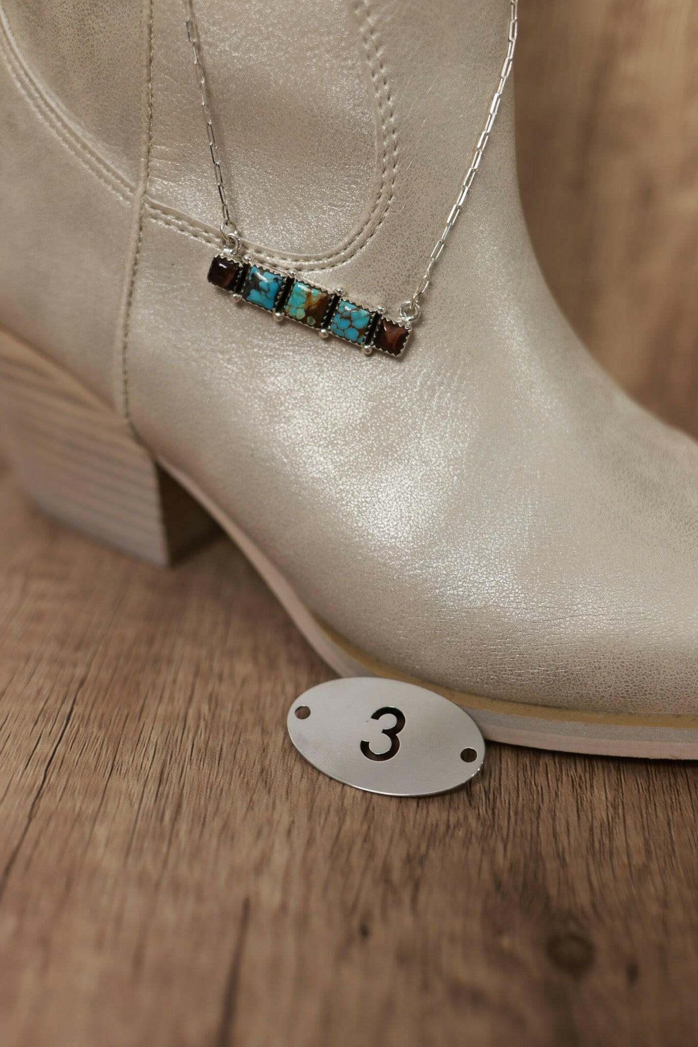 Red Tigers Eye & Mine 8 Necklaces-Chain Necklaces-Krush Kandy, Women's Online Fashion Boutique Located in Phoenix, Arizona (Scottsdale Area)